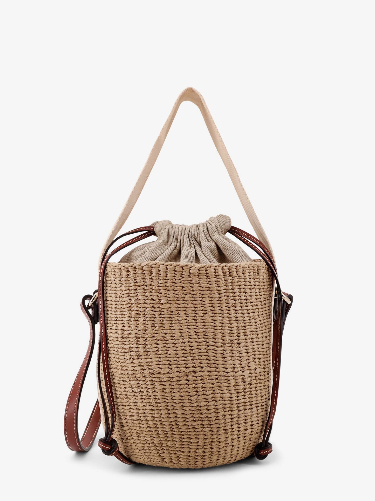 Chloe' Woody Rafia Bucket Bag