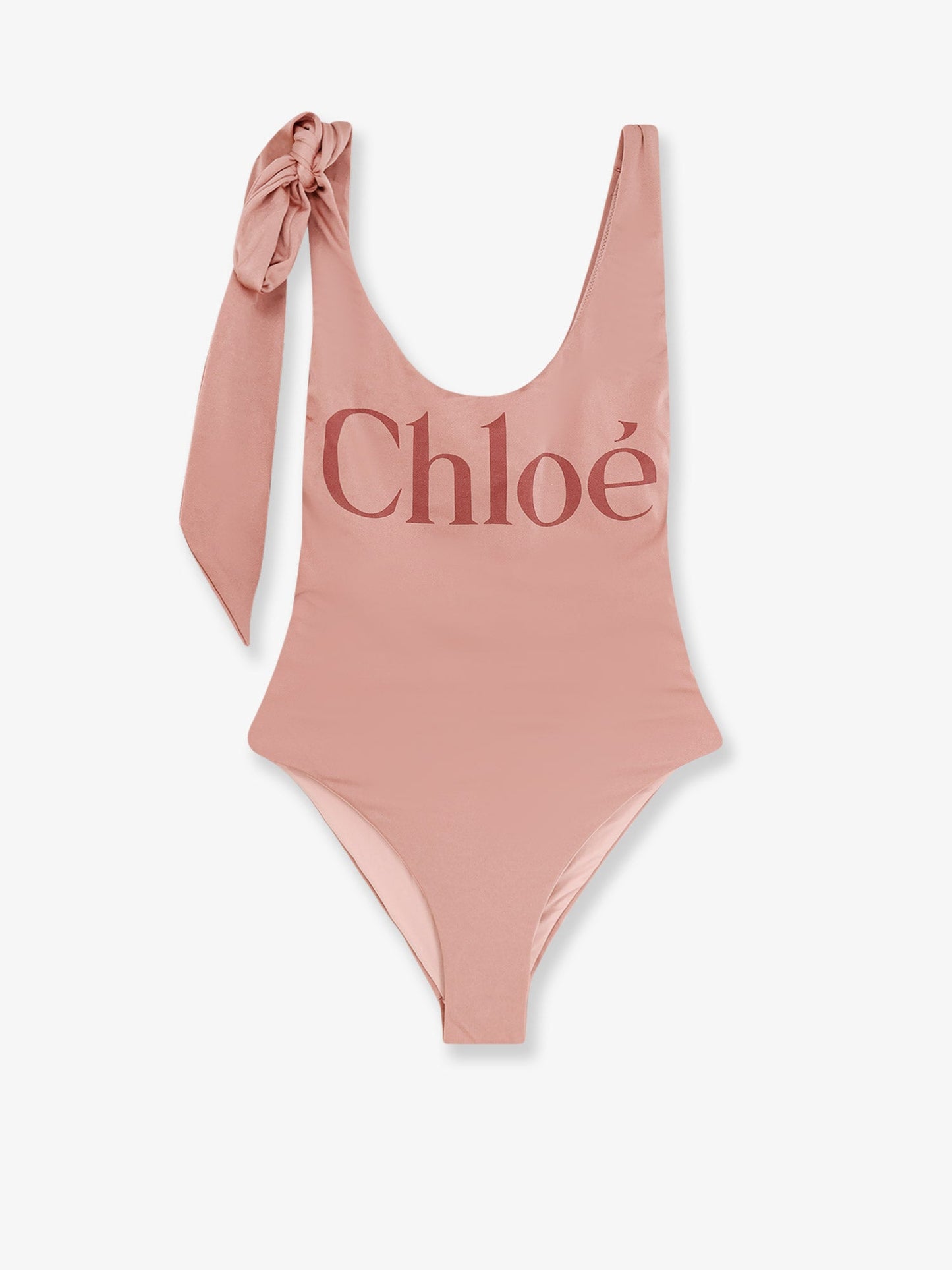 Chloe' Nylon One Piece Swimsuit With Logo