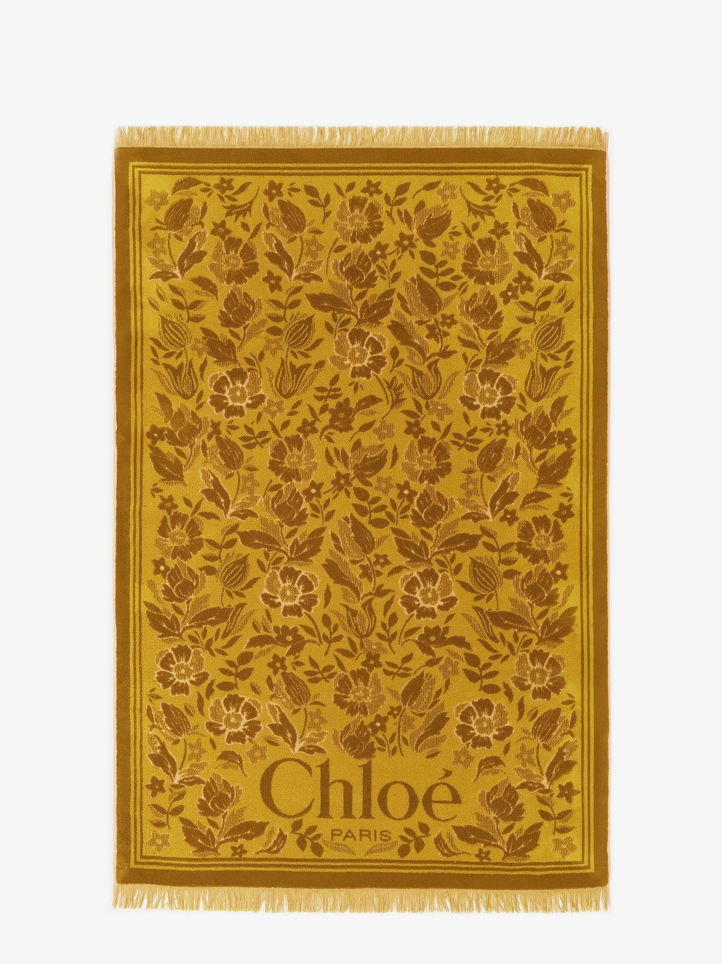 Chloe' The Chloé Plage Beach Towel In Cotton Toweling