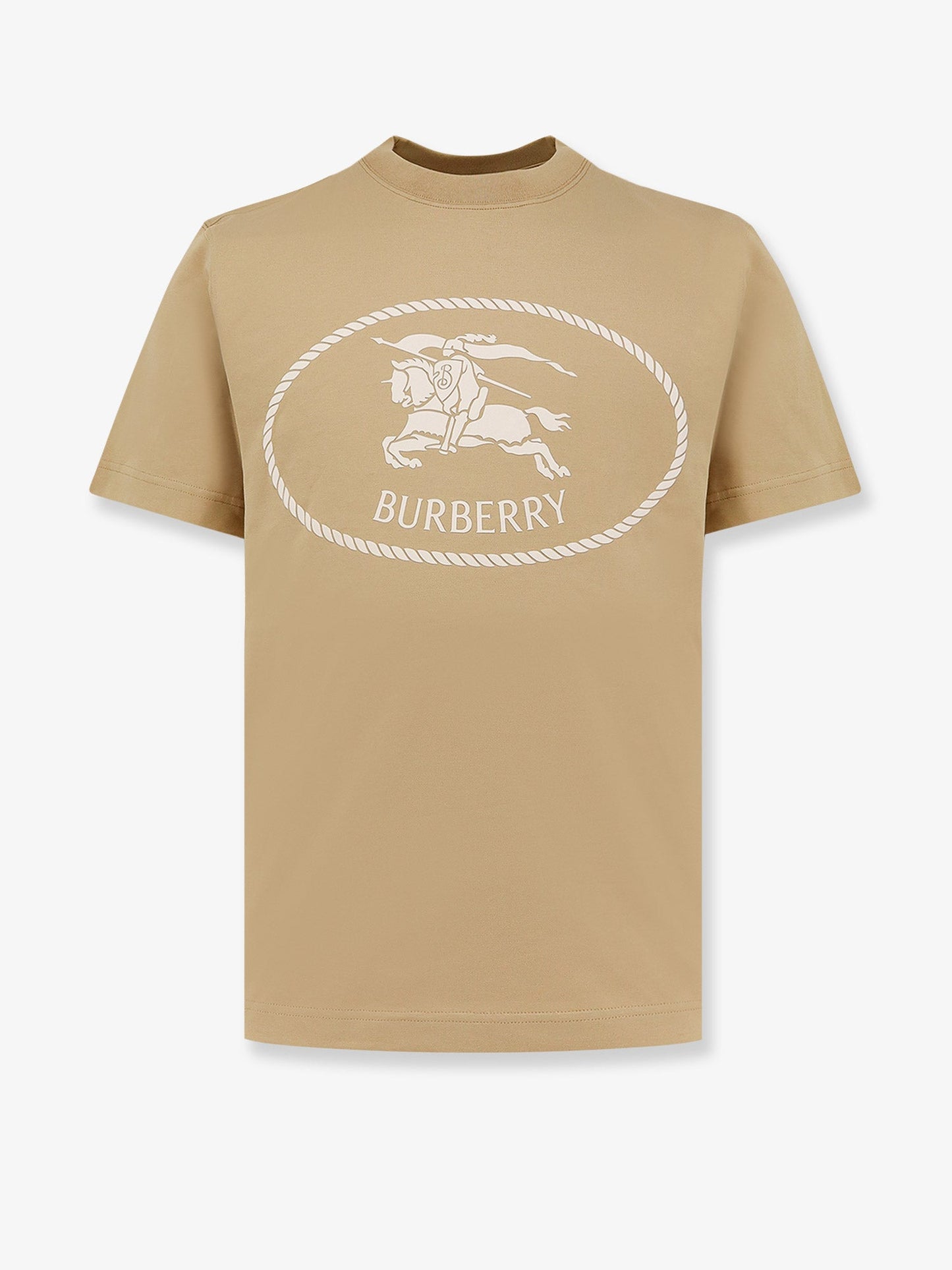 Burberry Cotton T Shirt With Logo