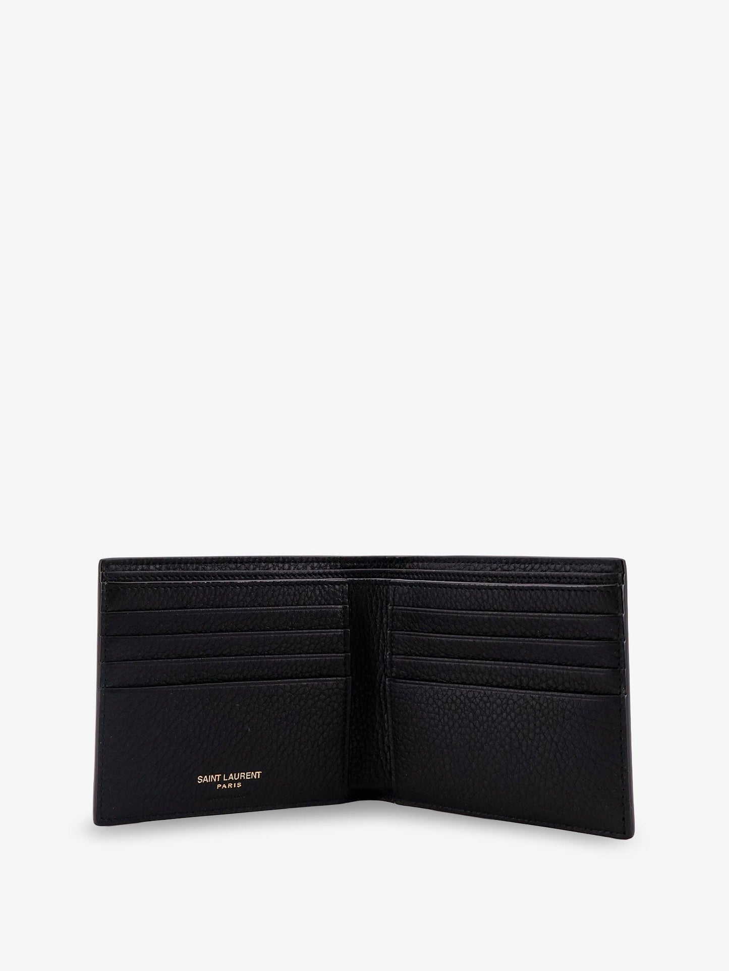 Saint Laurent Tiny Hammered Leather Wallet
