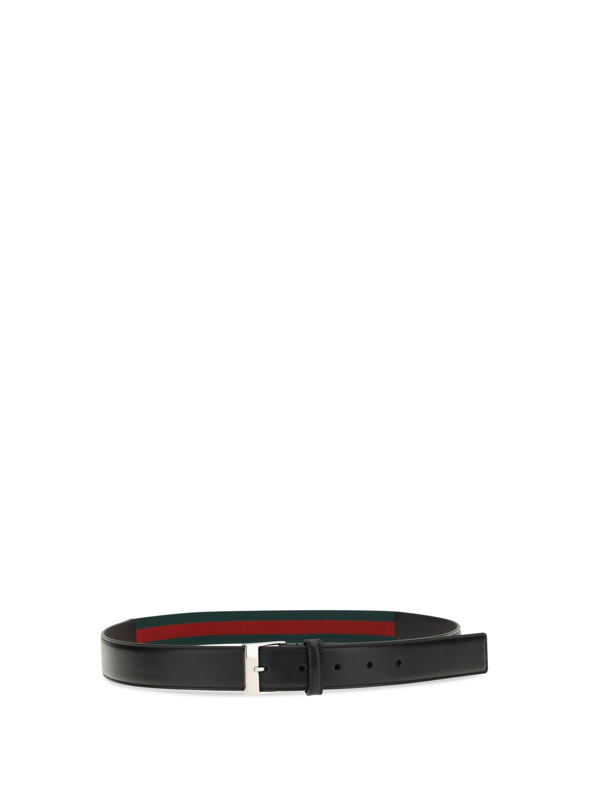 Gucci Square buckle Belt - Black/Vrv