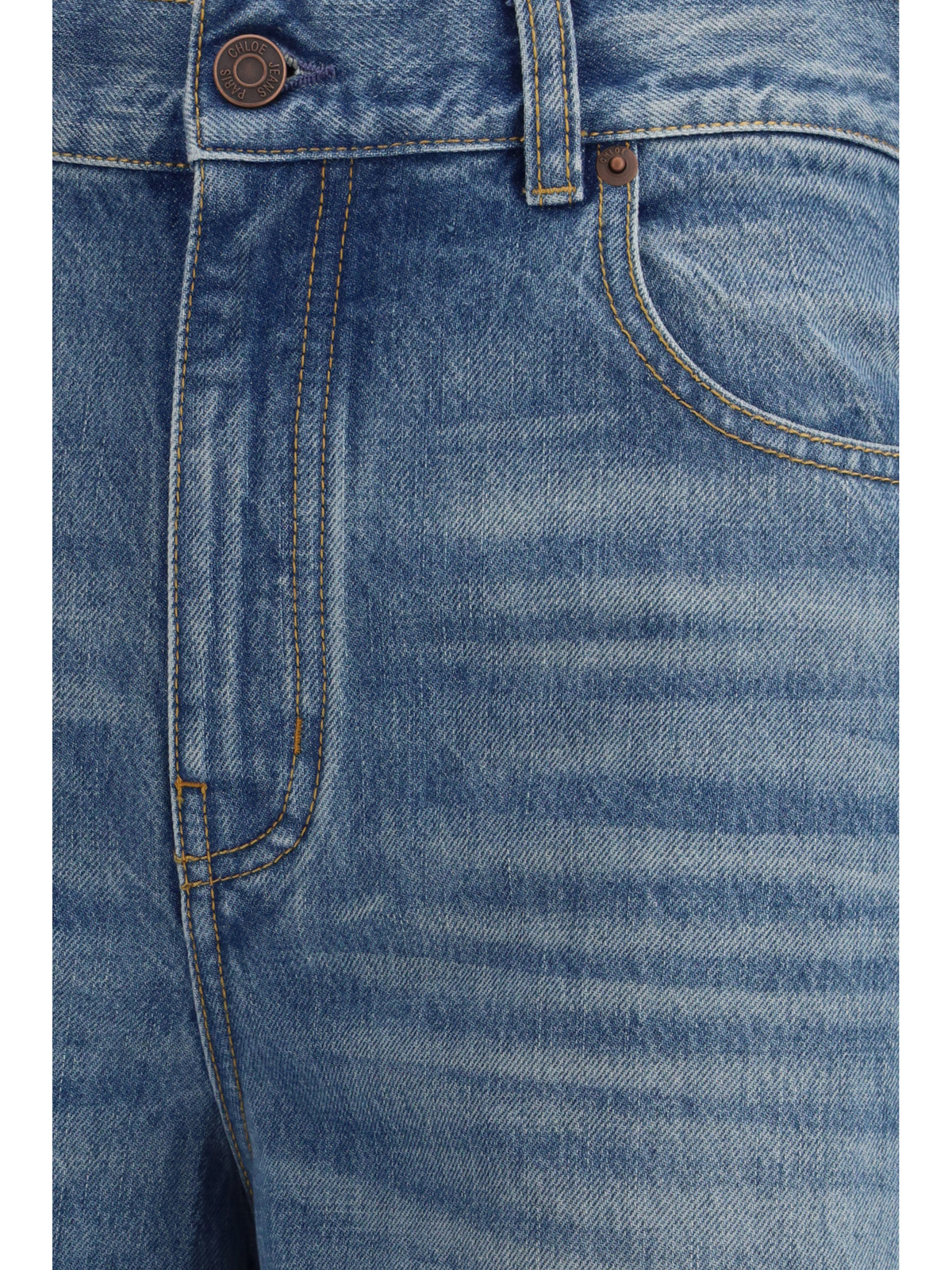 Chloé High-Rise Wide-Leg Jeans - Dream Blue
