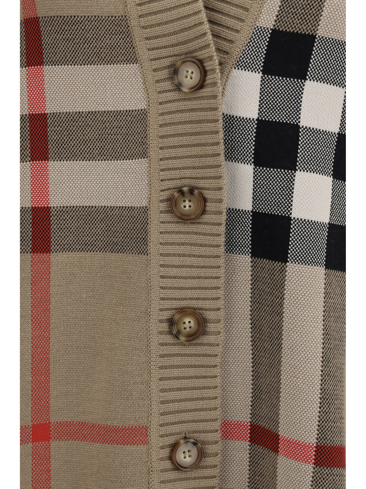 Burberry Check Archive wool Sweater - Archive Beige