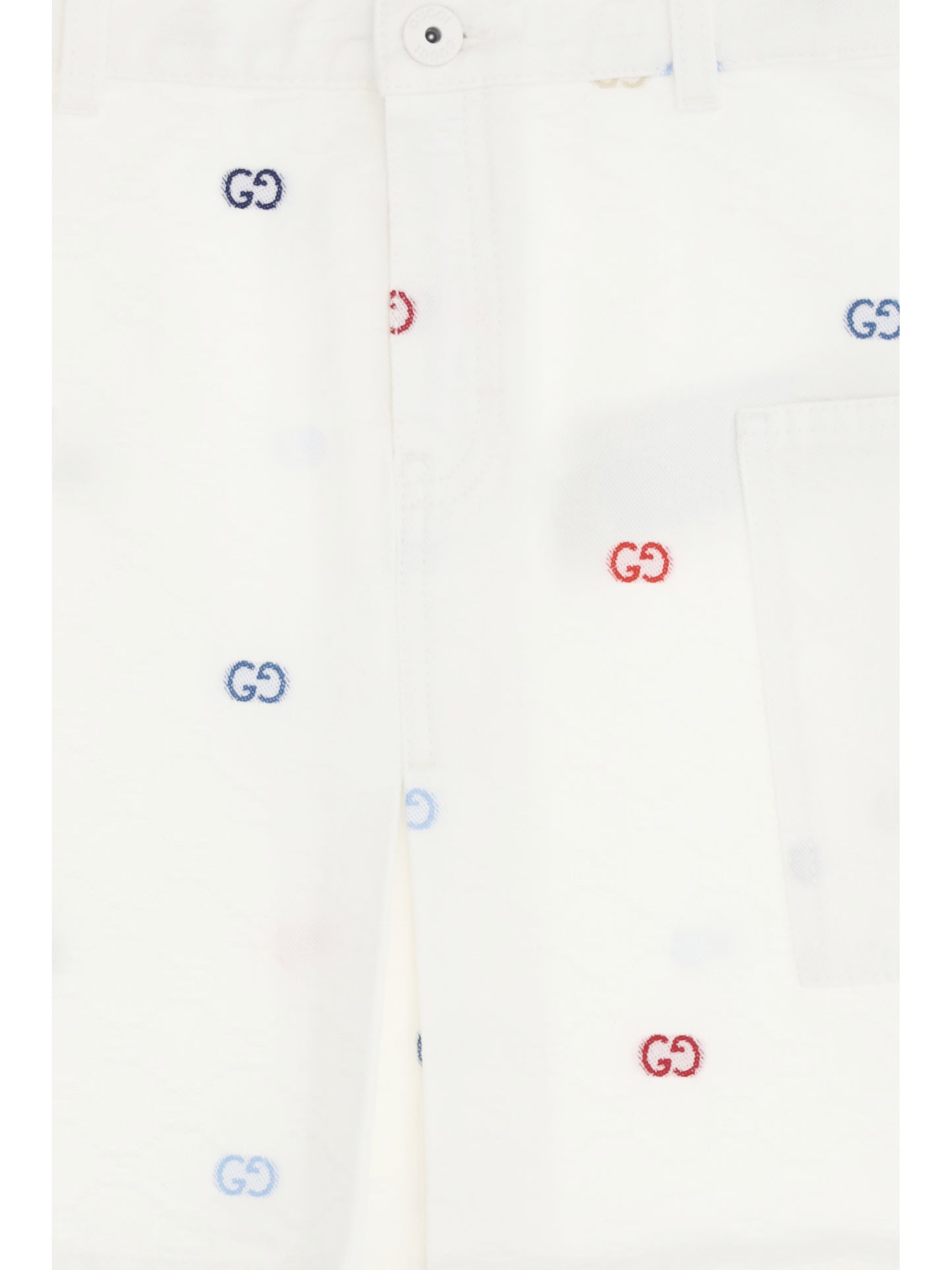 GUCCI GG cotton denim jacquard Skirt for Girl