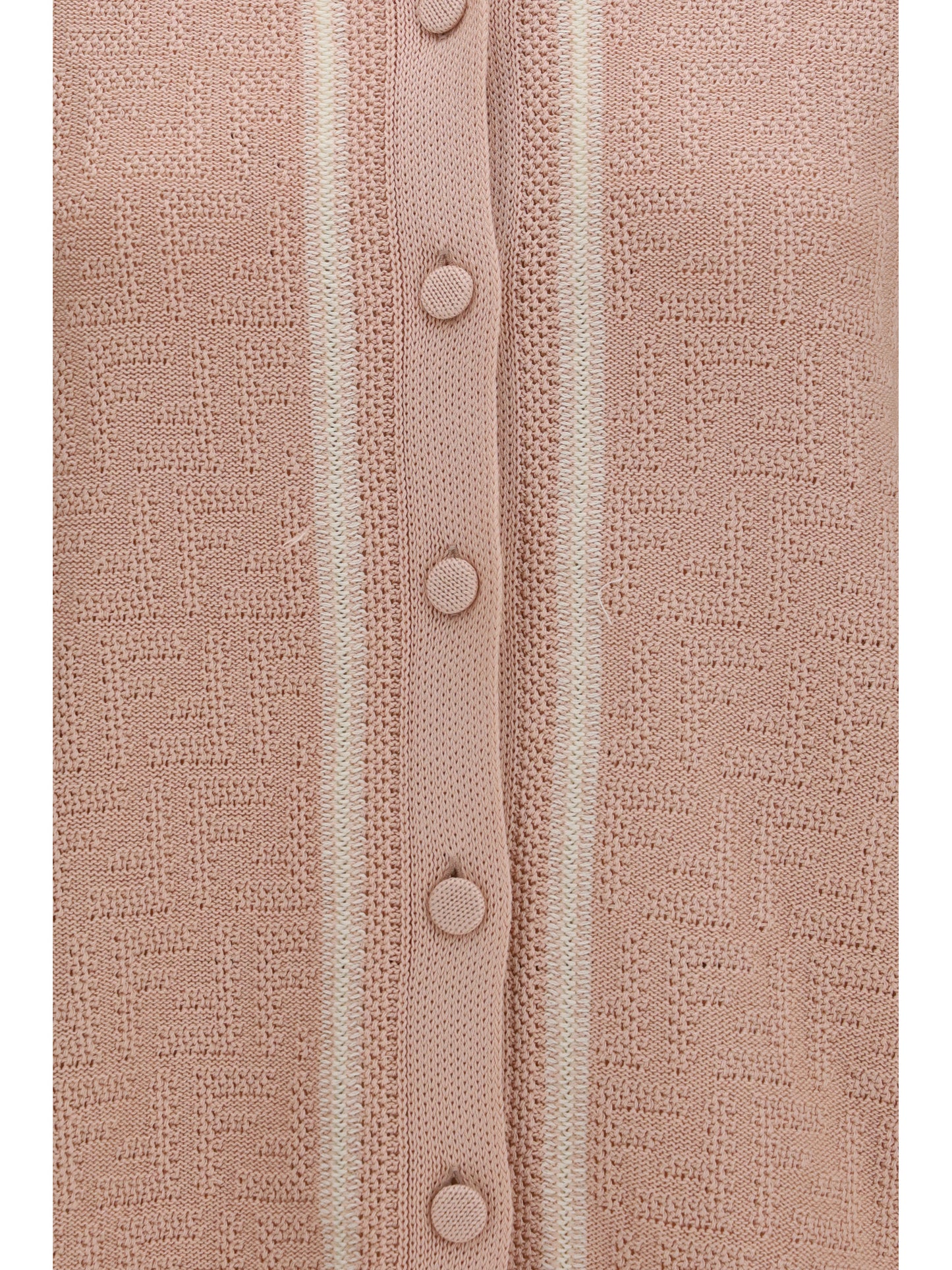 Fendi FF all-over crochet Shirt - Powder Pink-26