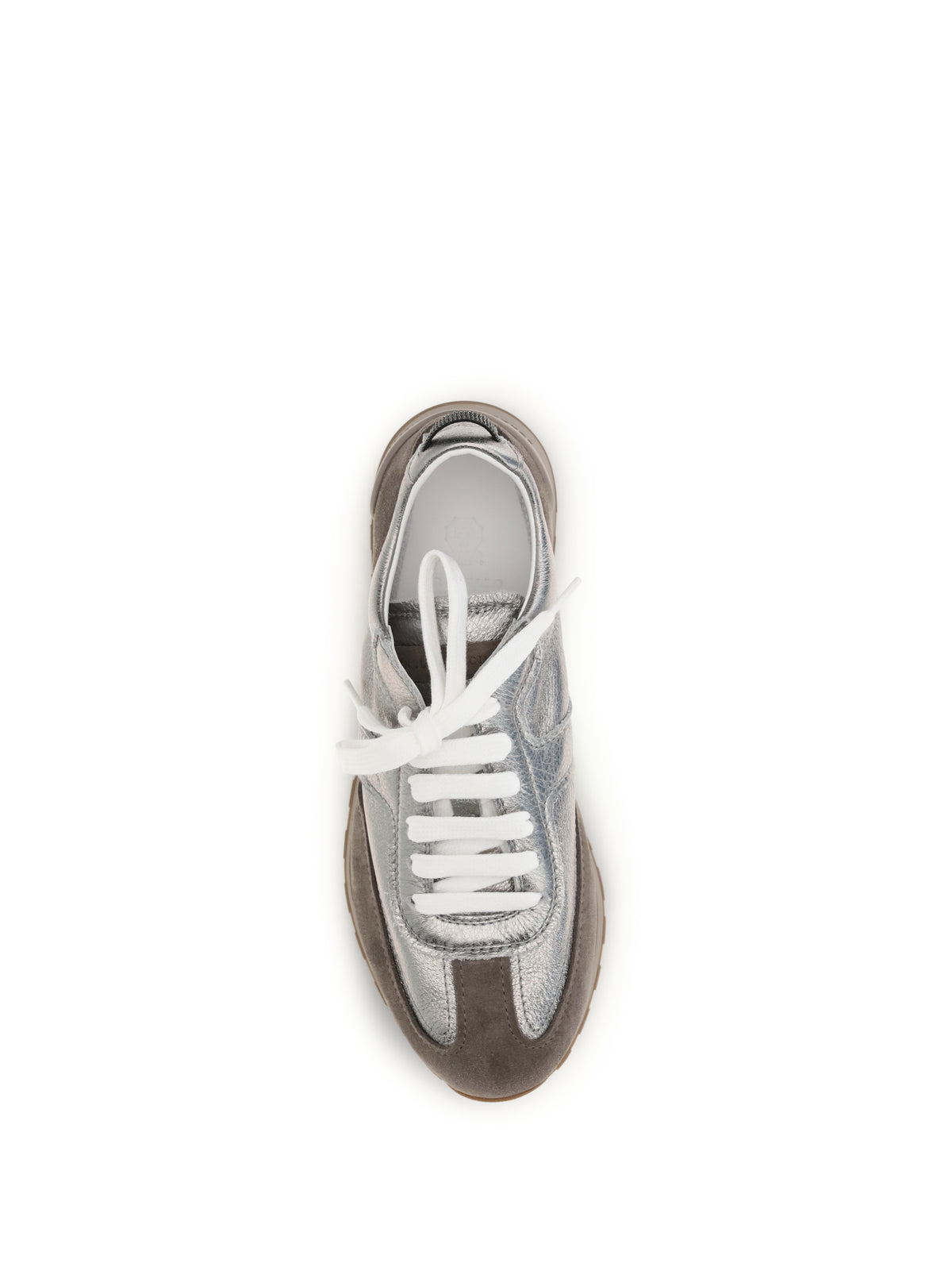 Brunello Cucinelli Suede Sneakers - Titanium
