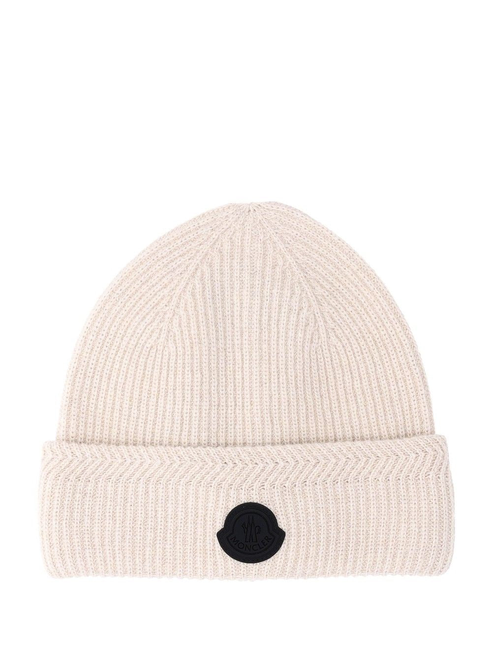 Moncler Cashmere Blend Hat - Grey