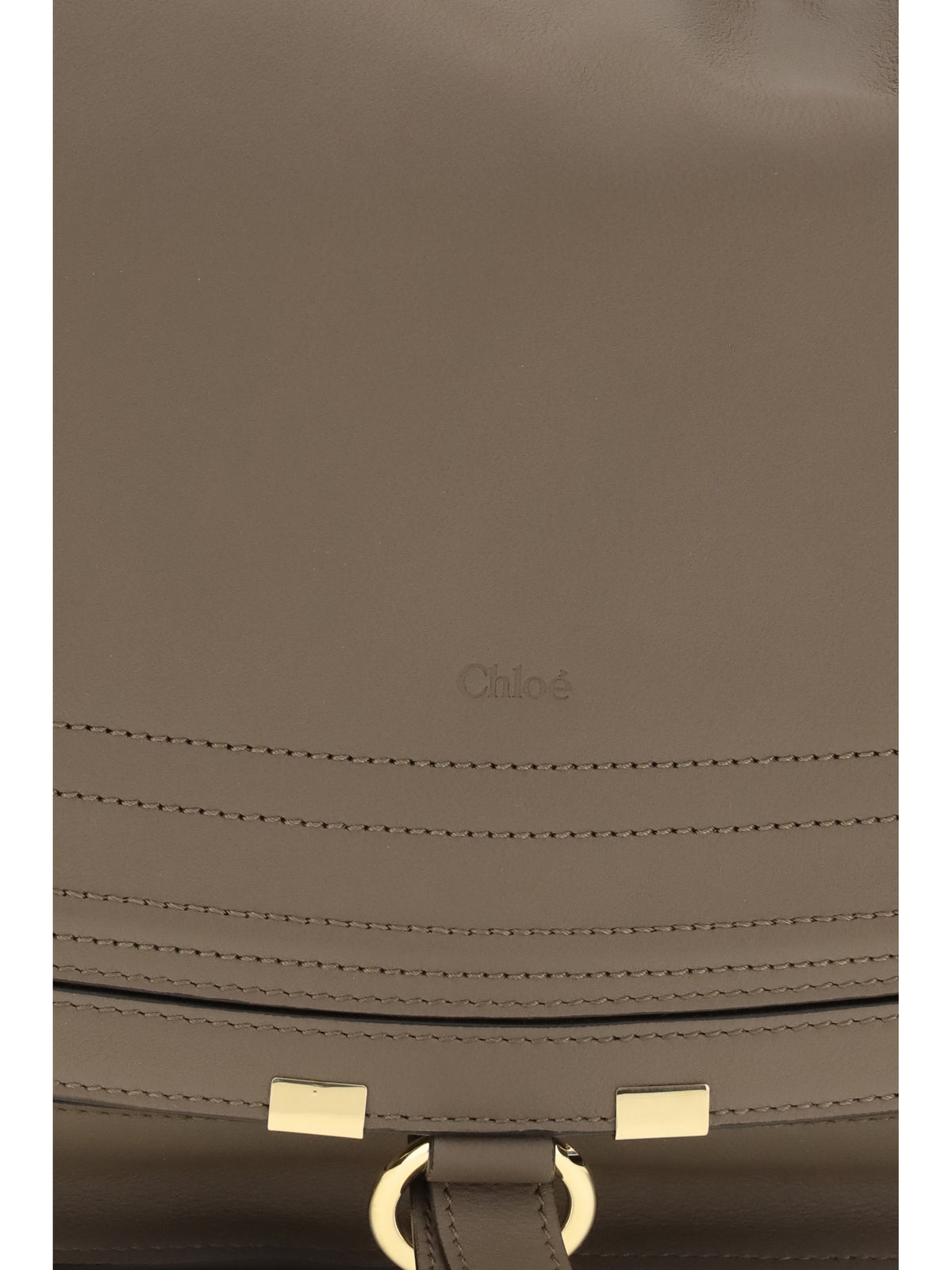 Chloé Marcie Shoulder Bag - Deep Taupe