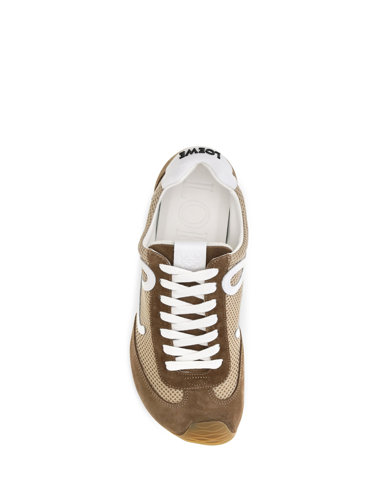 Loewe Ballet Runner 2.0 suede and mesh Sneakers - Beige/White/Brown