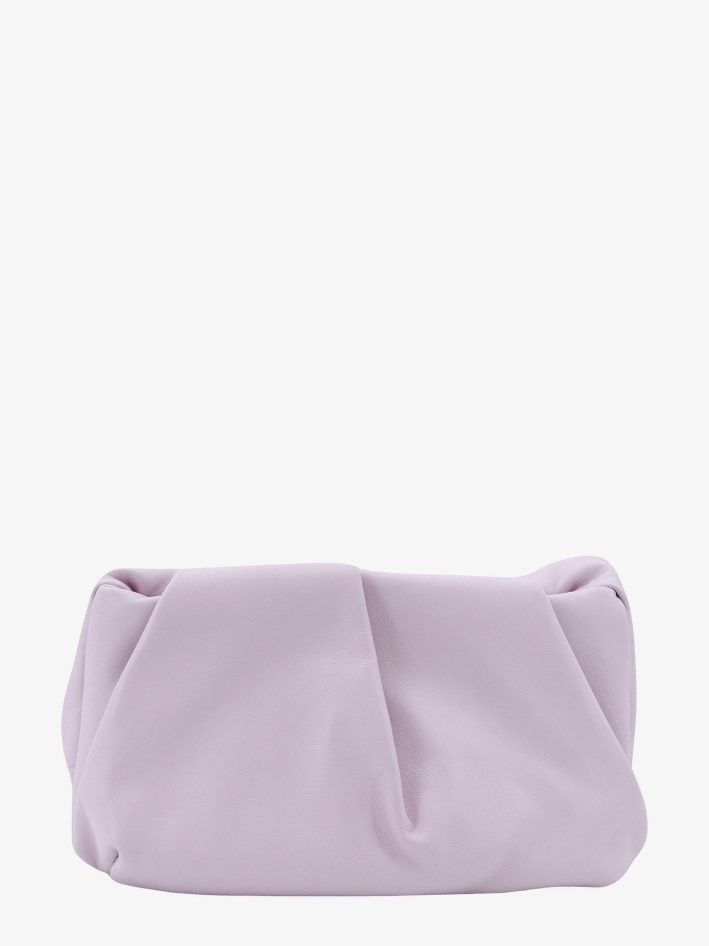 Burberry Leather Clutch With Frontal Rose