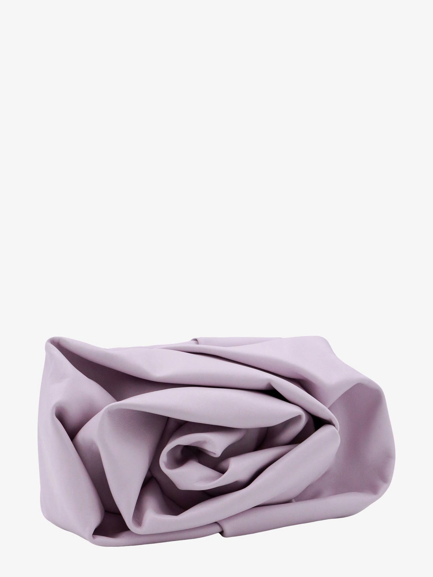 Burberry Leather Clutch With Frontal Rose