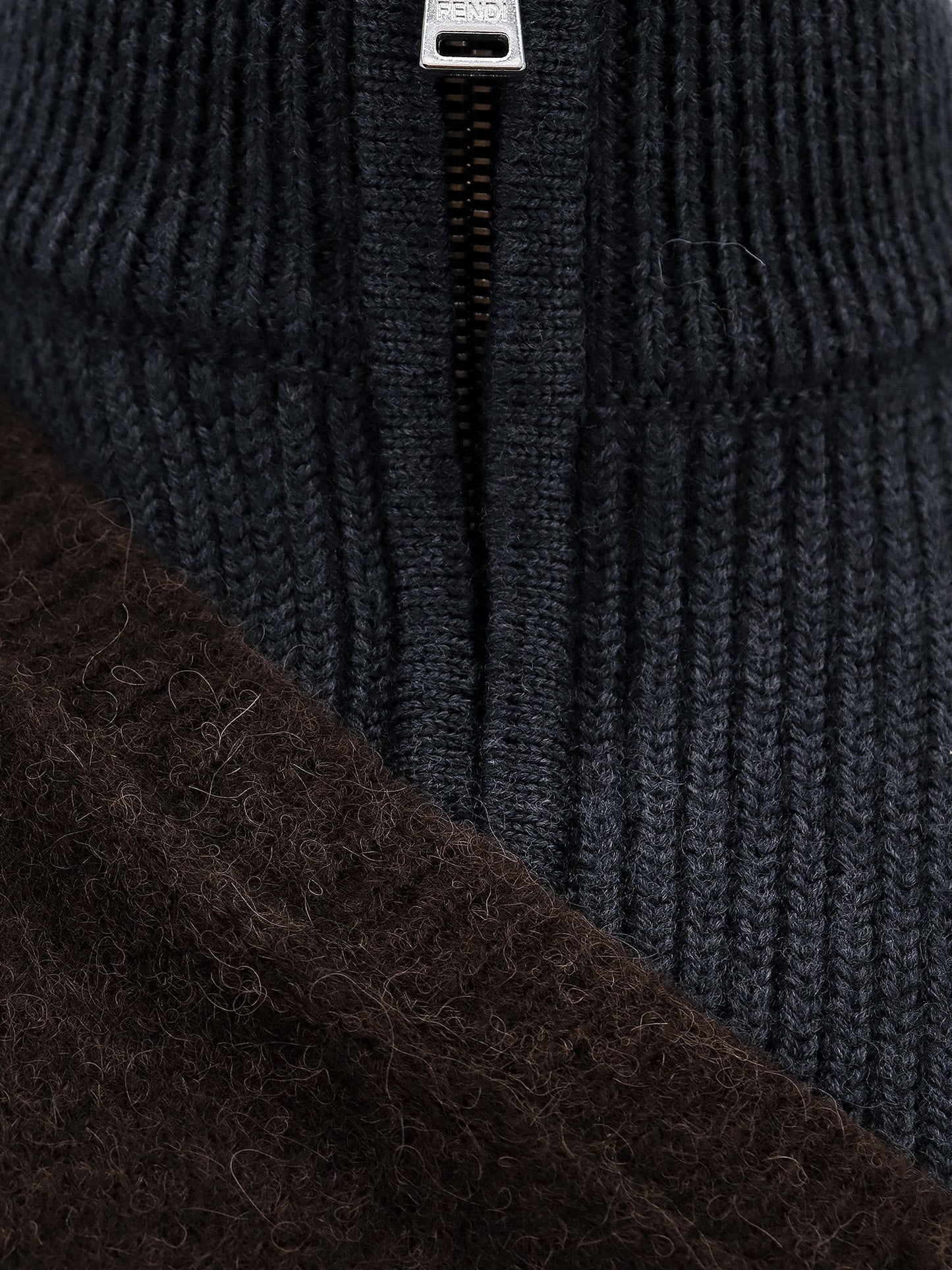 Fendi Alpaca And Wool Vest