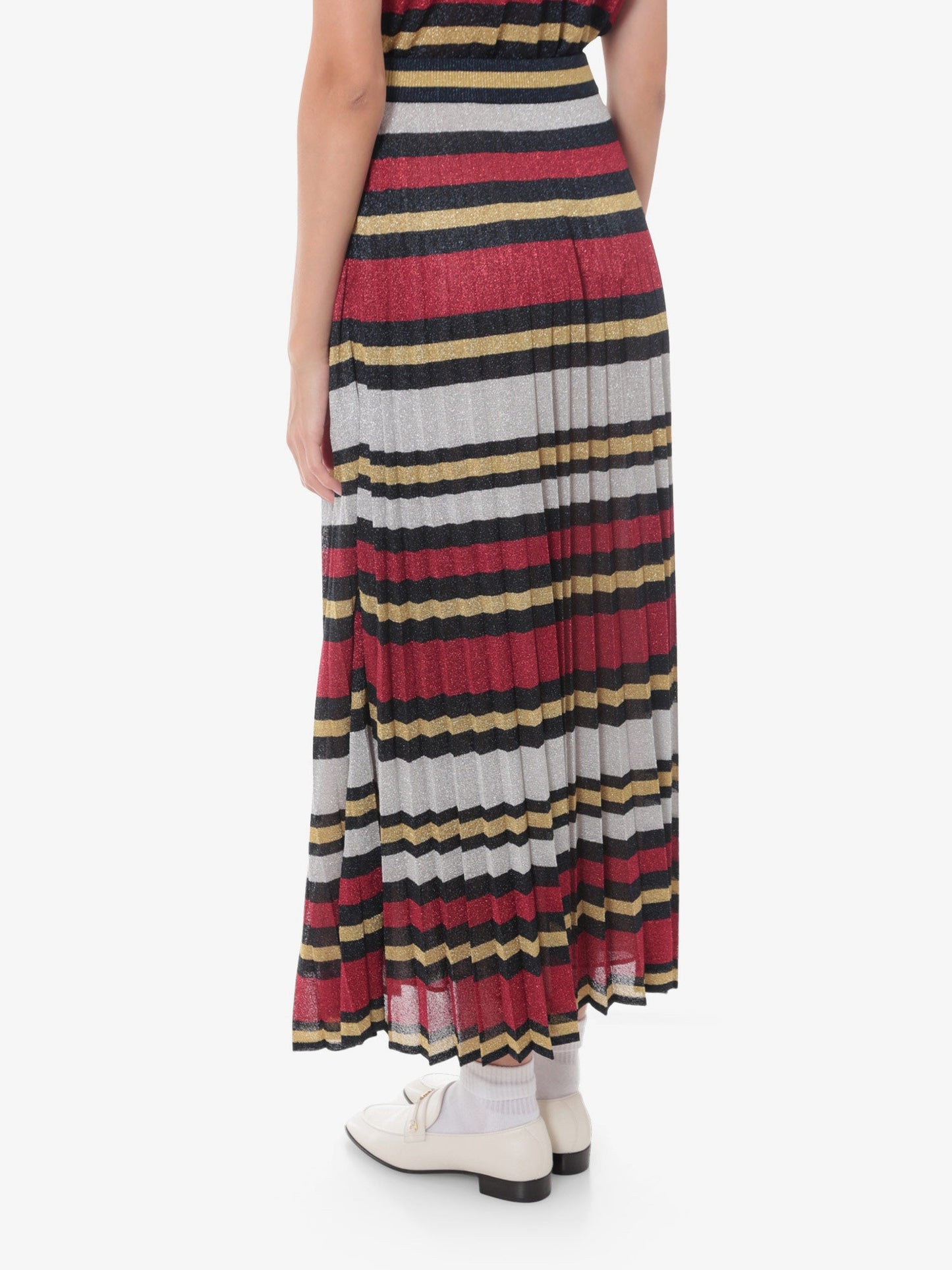 Gucci Lurex Skirt With Striped Motif