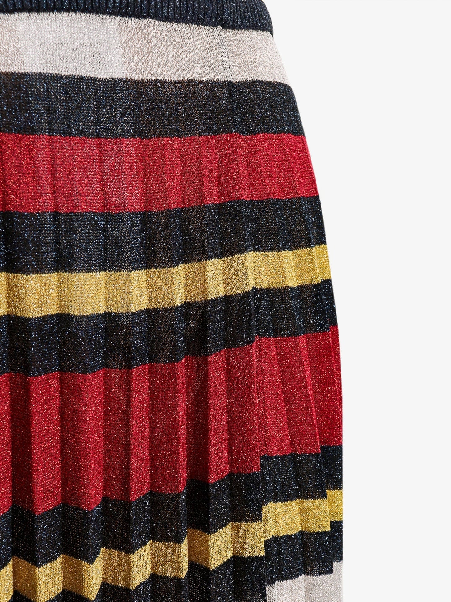 Gucci Lurex Skirt With Striped Motif