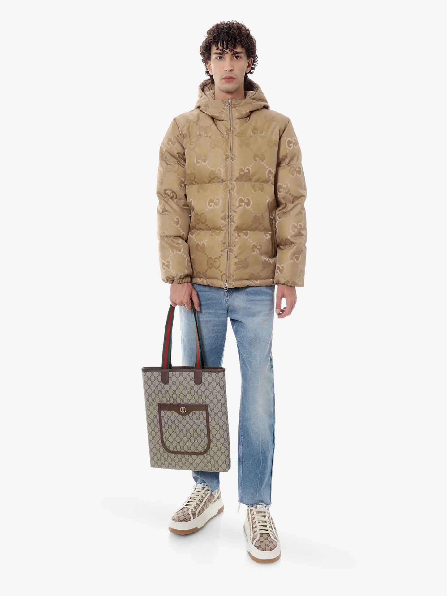 Gucci Carrot Fit Cotton Jeans