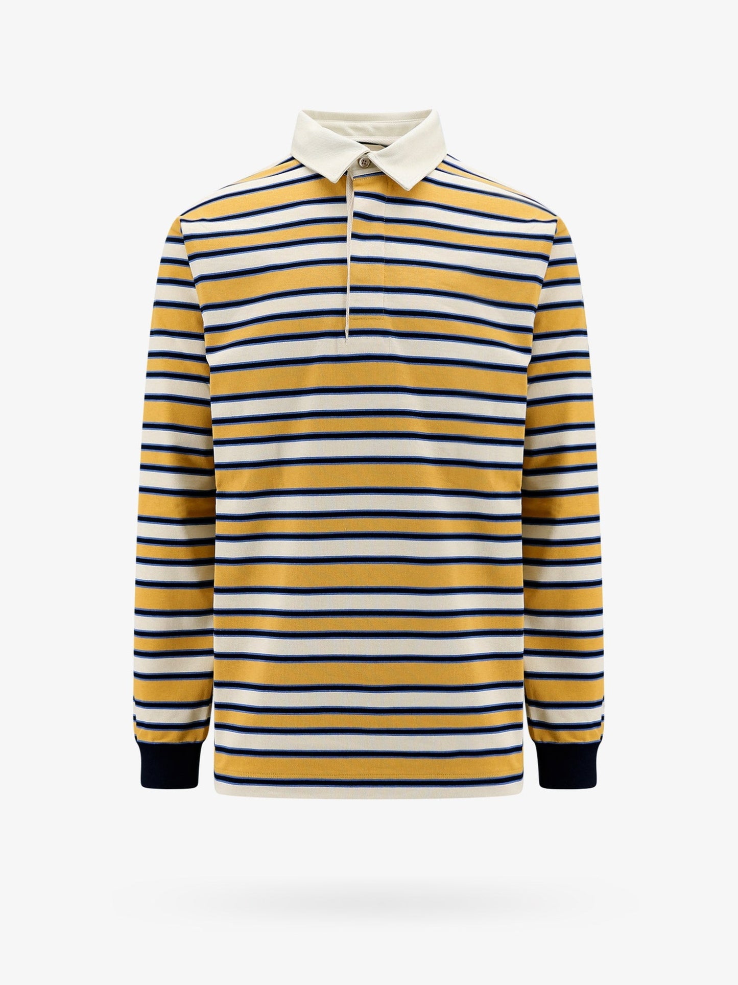 Gucci Cotton Polo Shirt With Striped Motif