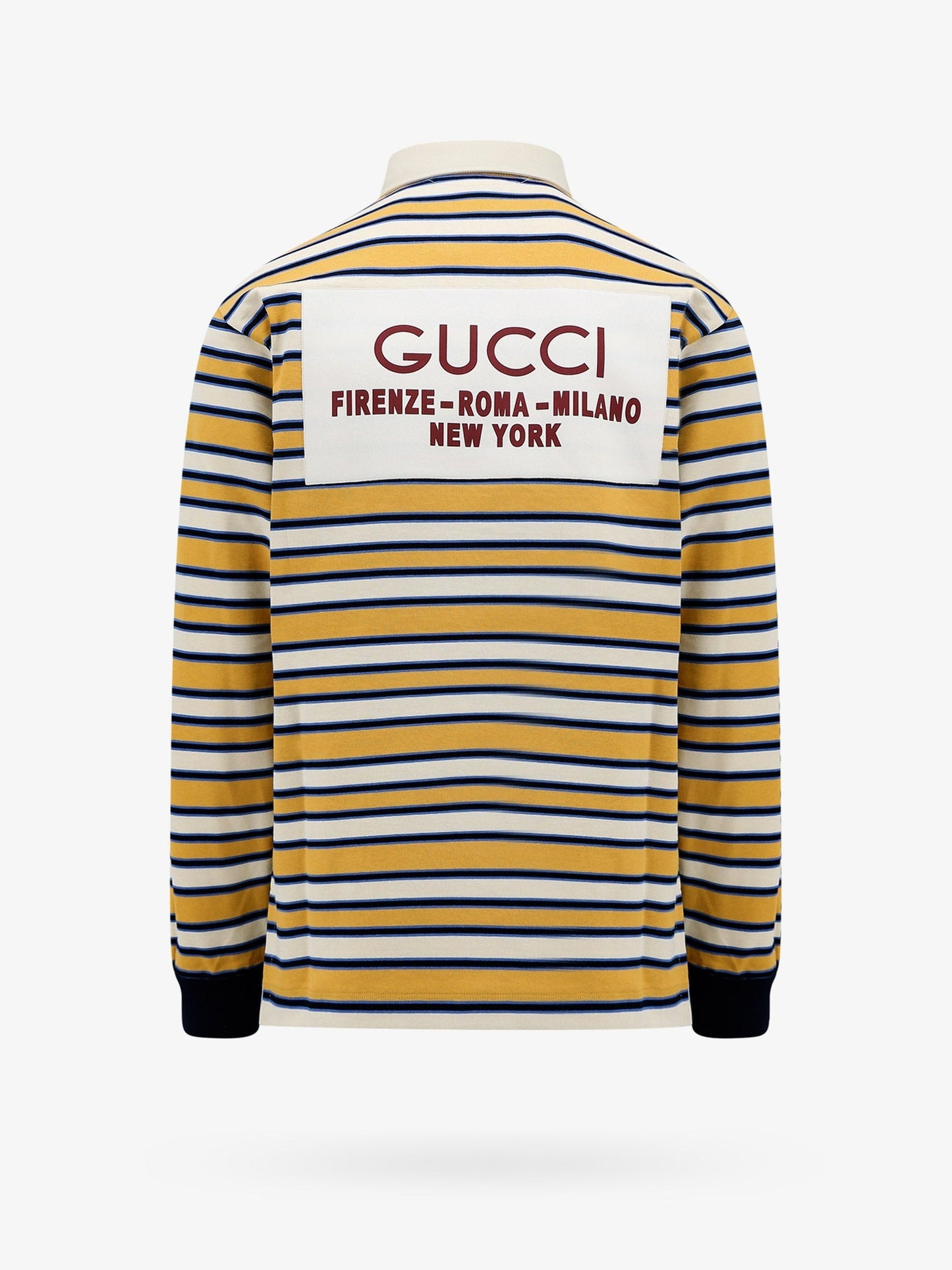 Gucci Cotton Polo Shirt With Striped Motif