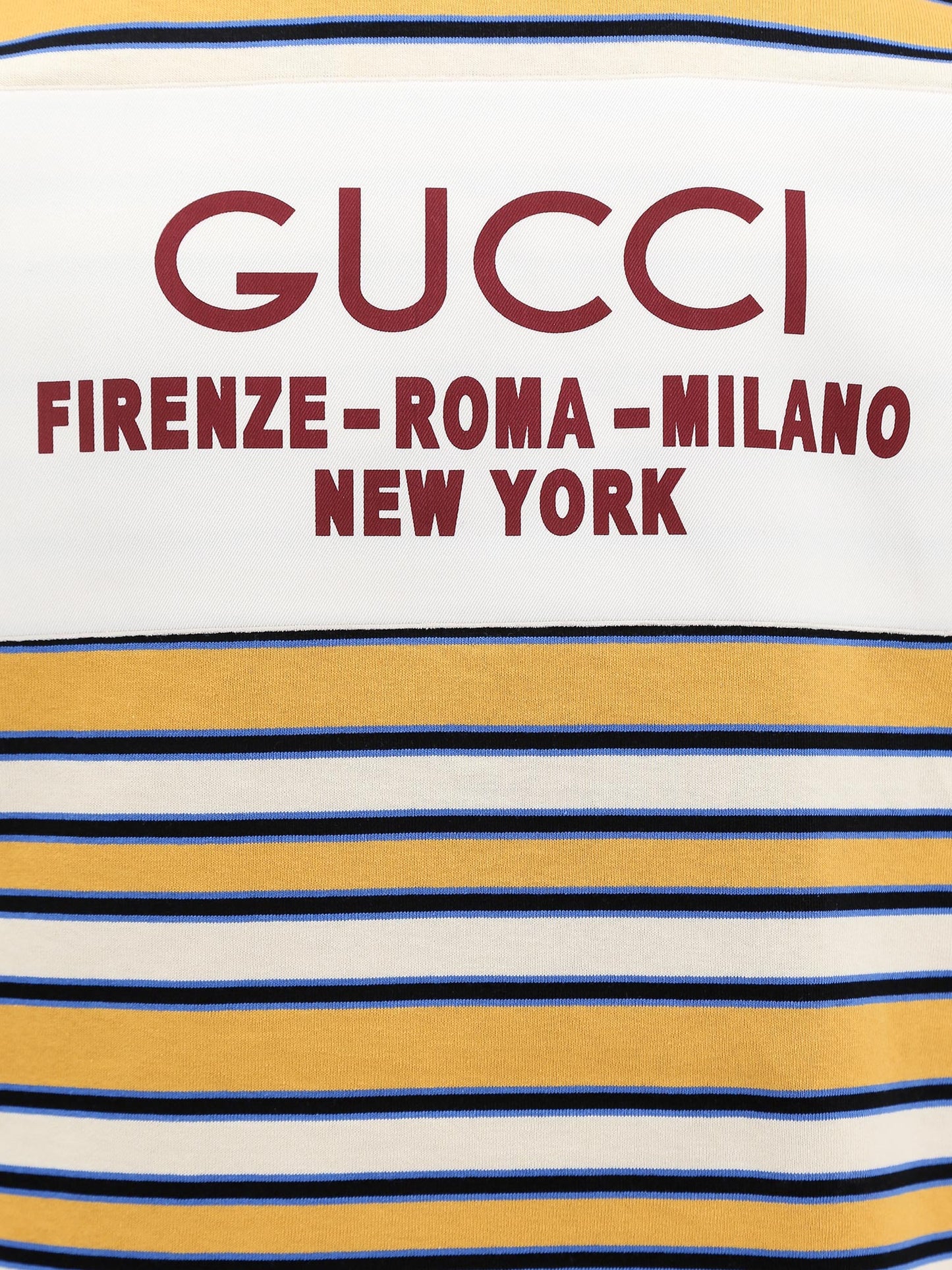 Gucci Cotton Polo Shirt With Striped Motif