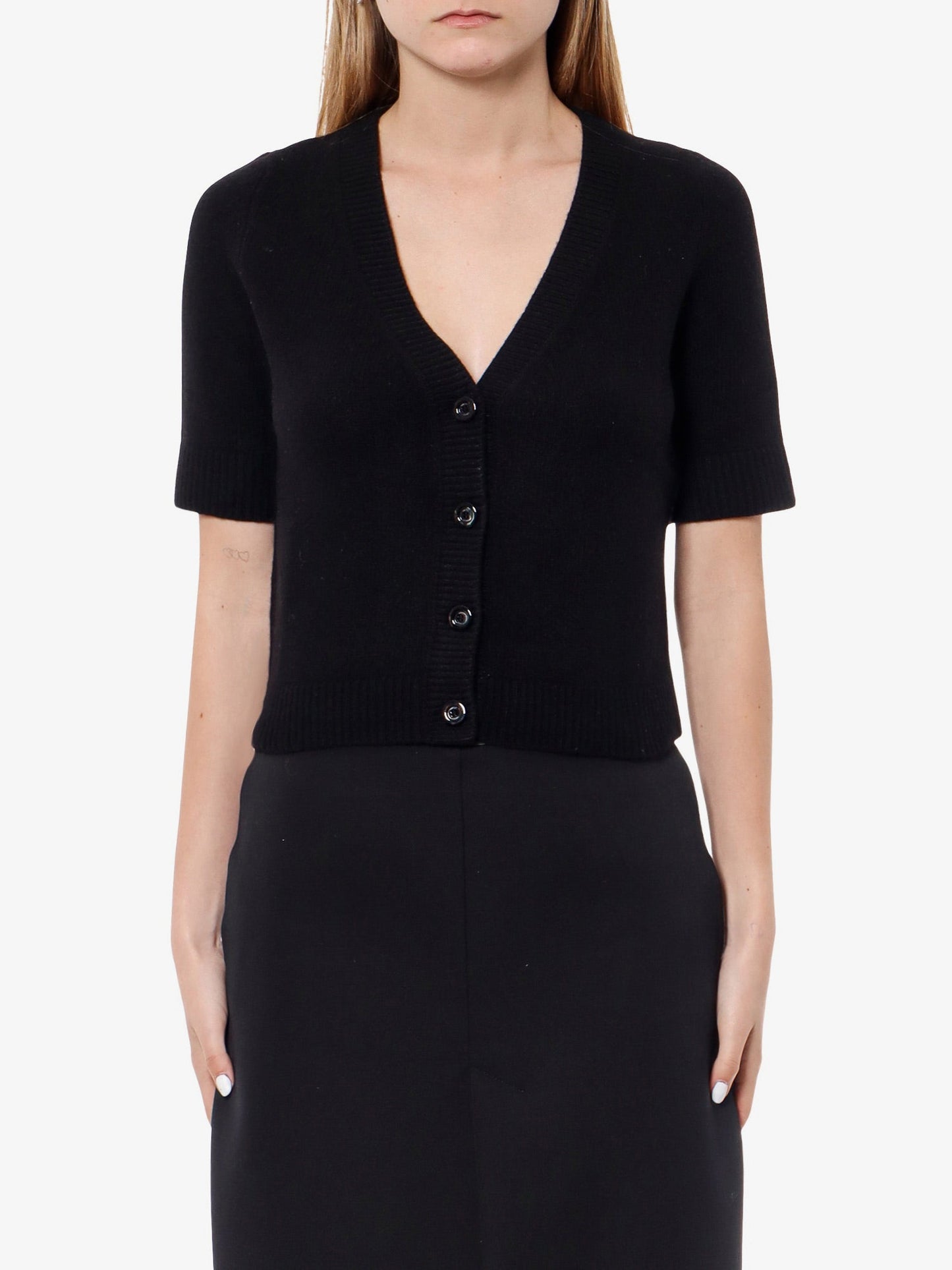 Gucci Wool And Cashmere Cardigan With Gucci Intarsia