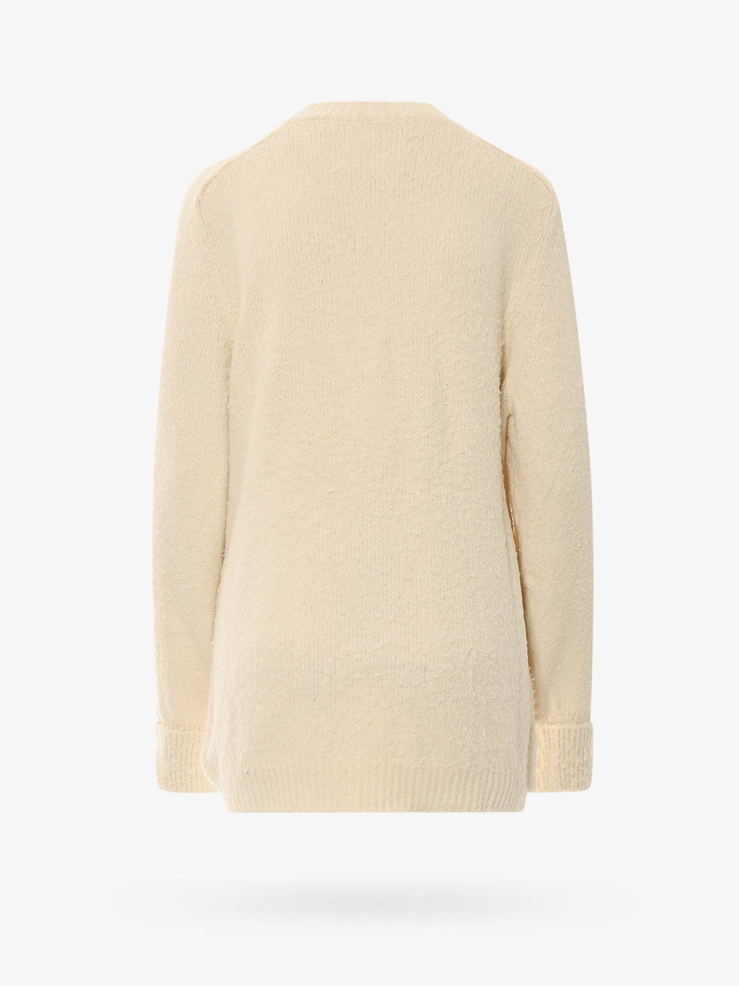 Maison Margiela Cotton Blend Cardigan With Back Iconic Stitching.This Garnment Has Been Treated In Order To Give The Fabric A Particular Appereance And Special Charateristics. Experience Shows That Homogenity Cannot Be Guranteed, Therefore Garnments Ma...
