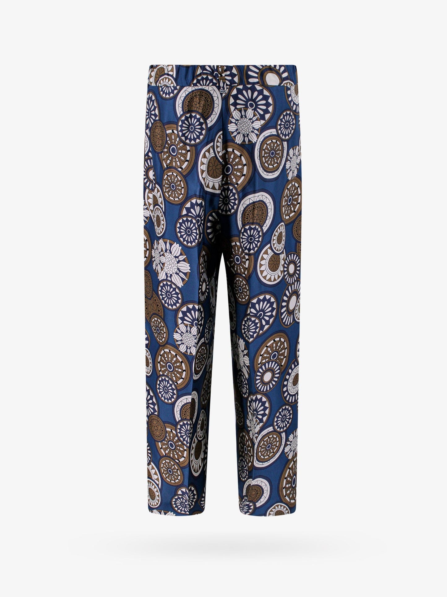 'S Max Mara Silk Trouser With All Over Print