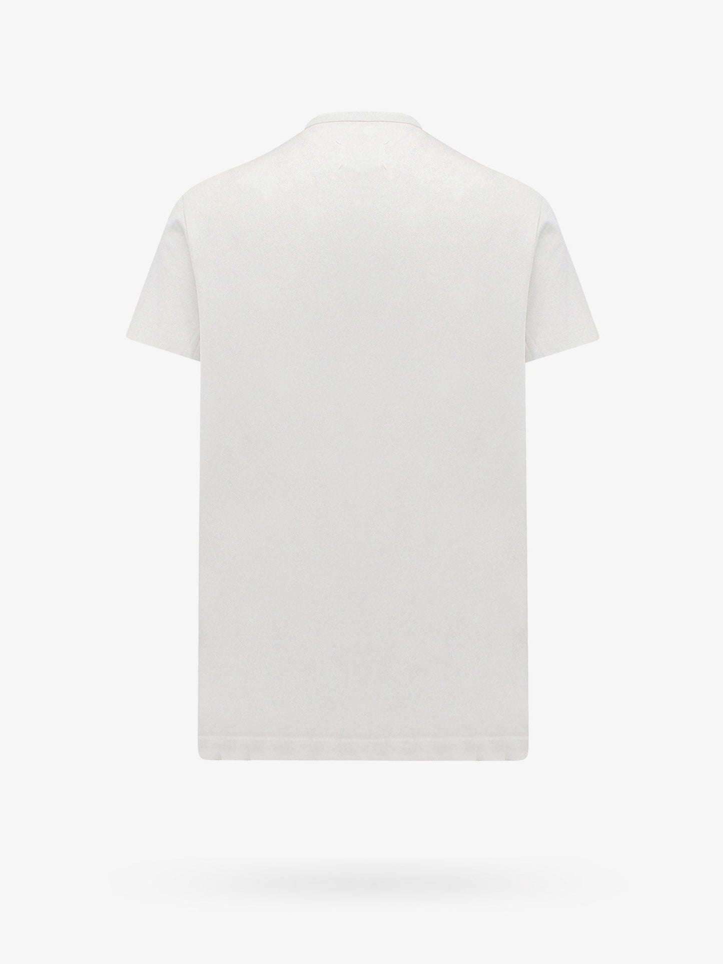 Maison Margiela Cotton T Shirt With Embroidered Frontal Logo