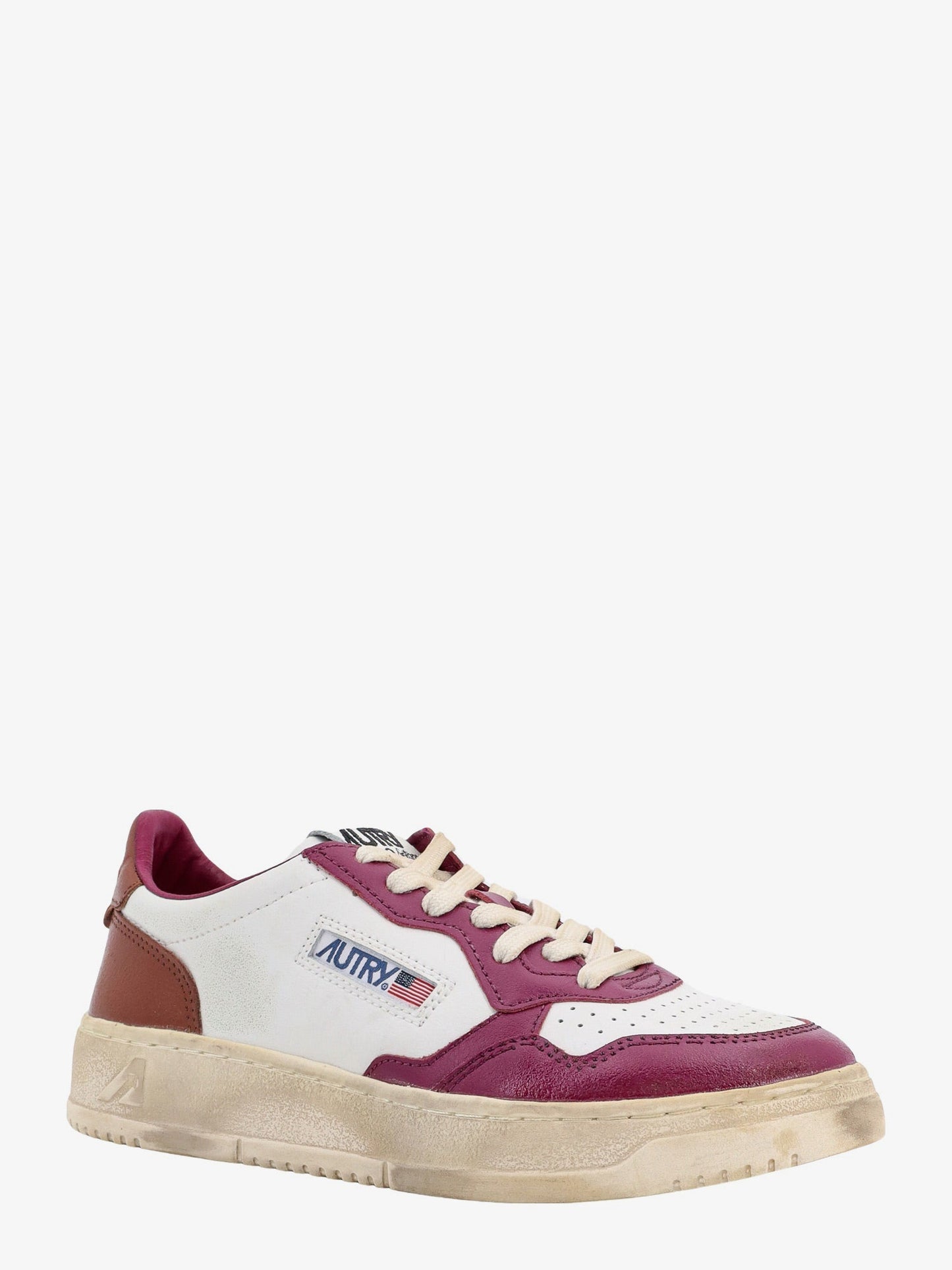 Autry Low Top Bicolor Leather Sneakers