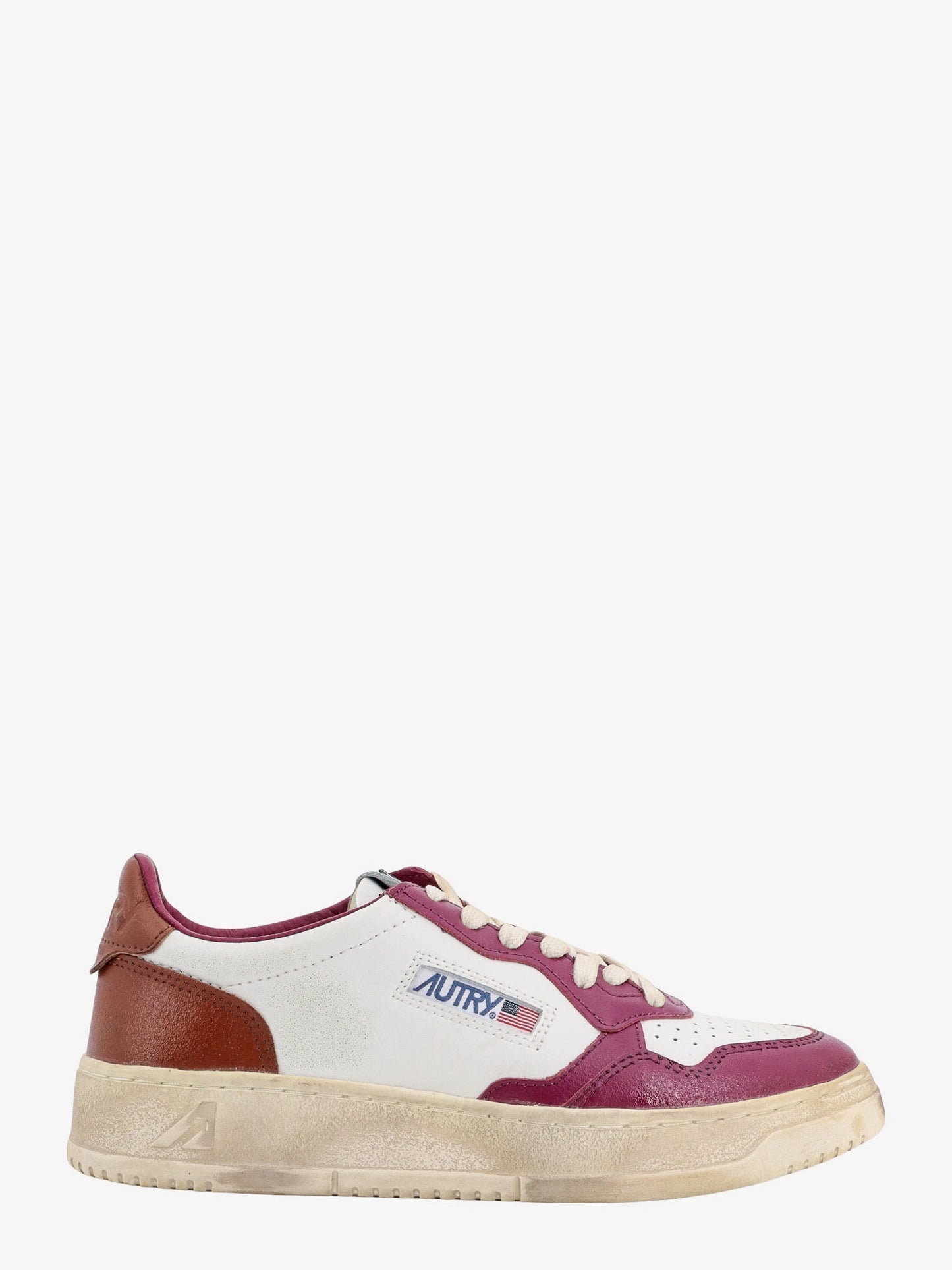 Autry Low Top Bicolor Leather Sneakers