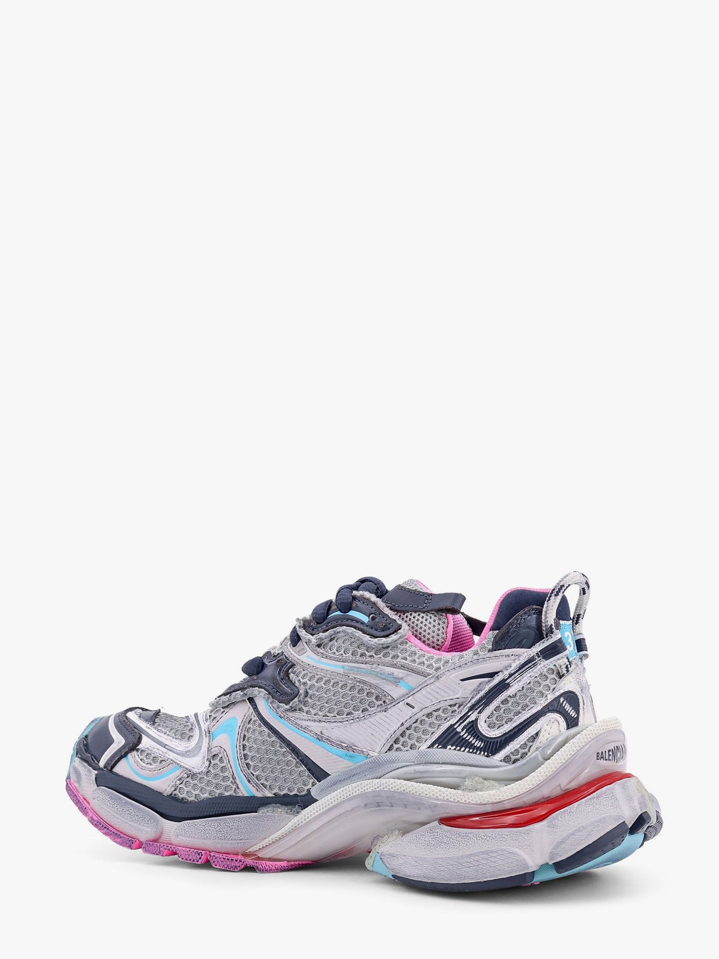 Balenciaga Multicolor Nylon And Mesh Sneakers