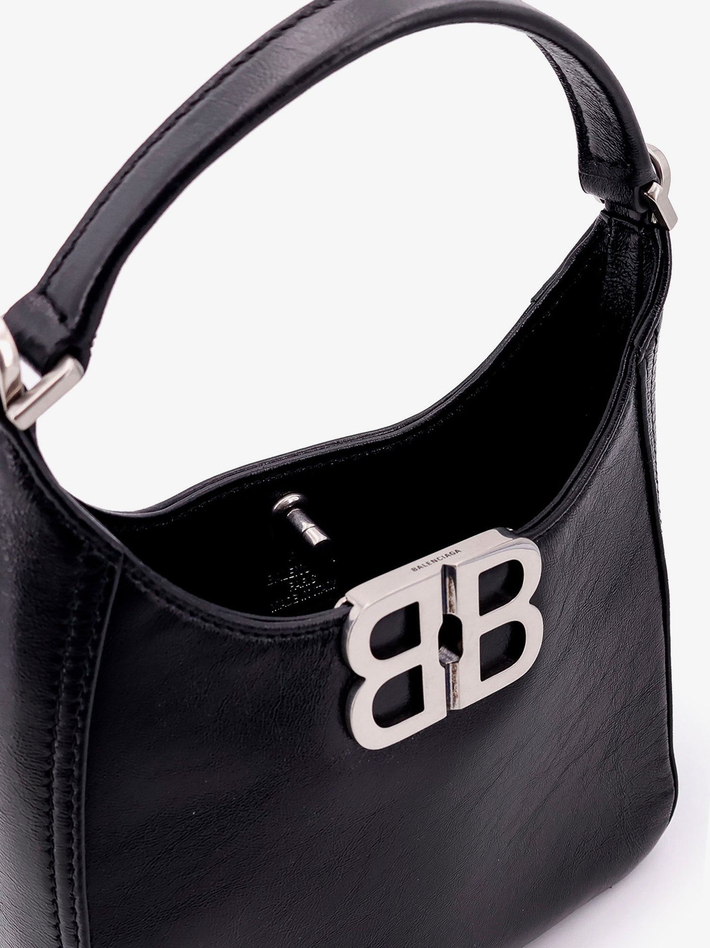Balenciaga Bb Soft Hobo S Leather Bag