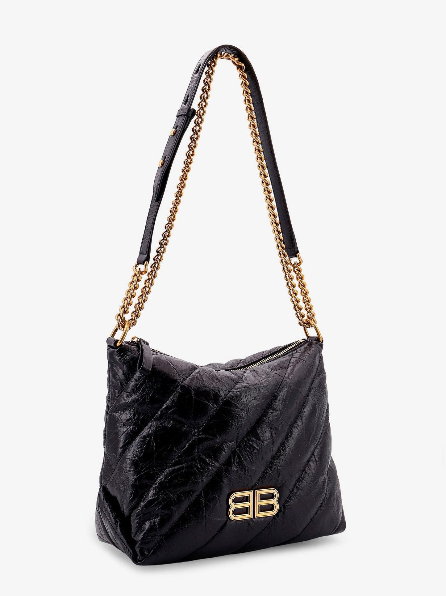 Balenciaga Crush Hobo S Leather Bag