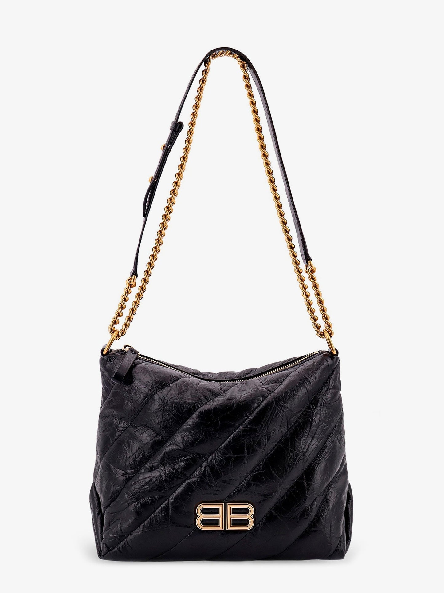Balenciaga Crush Hobo S Leather Bag