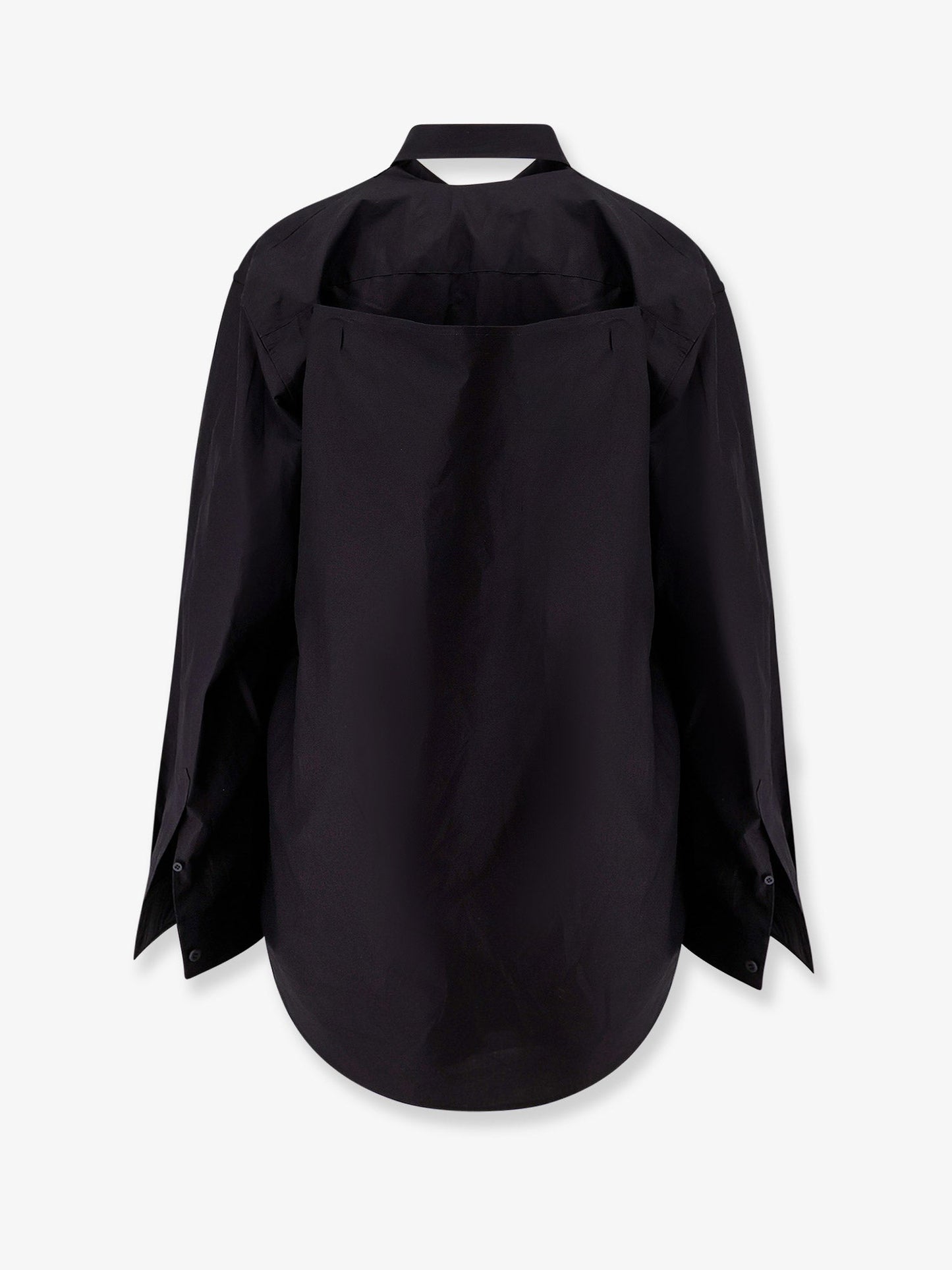 Balenciaga Shirt Effect Cotton Dress