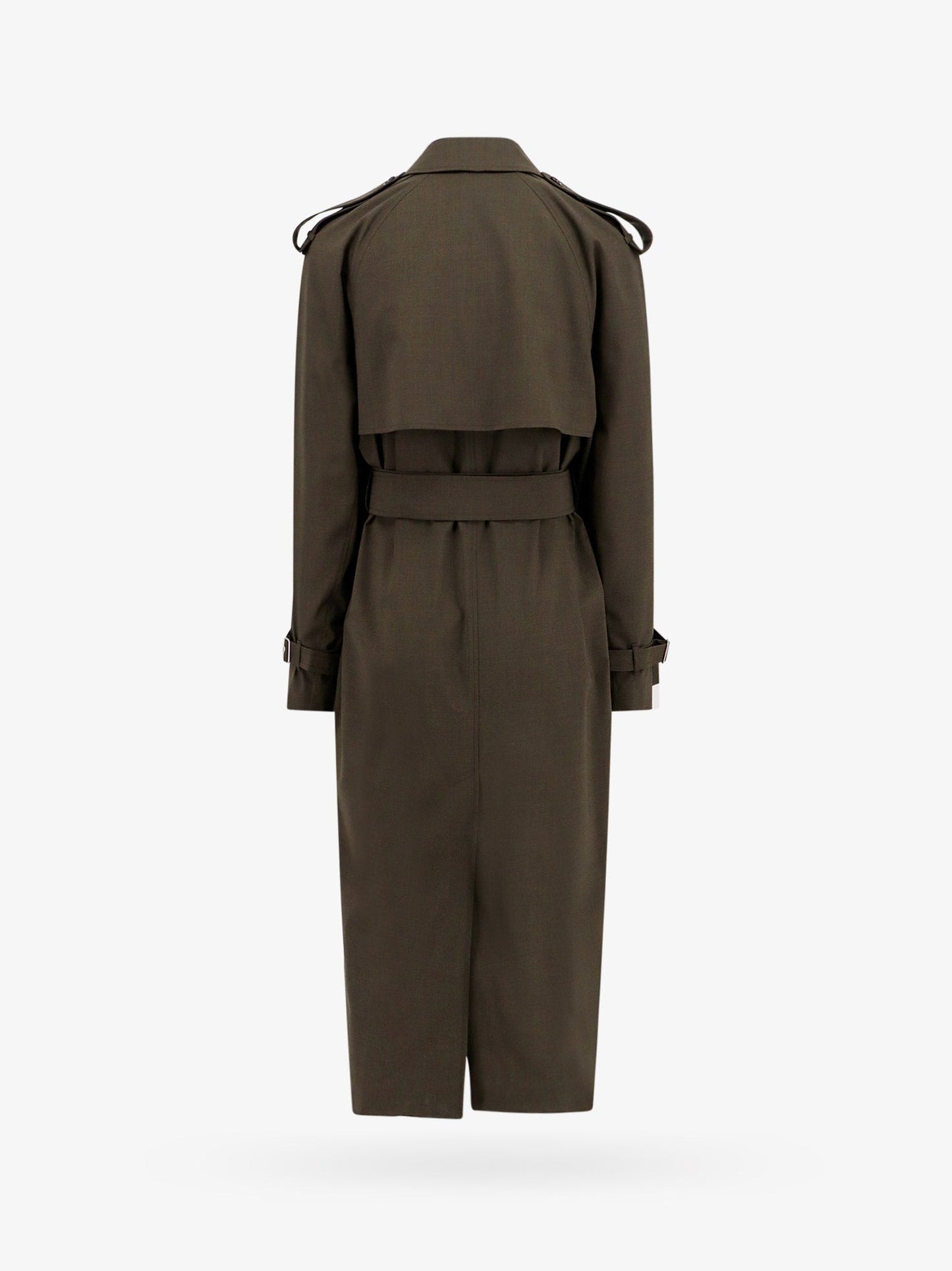Burberry Stretch Wool Trench