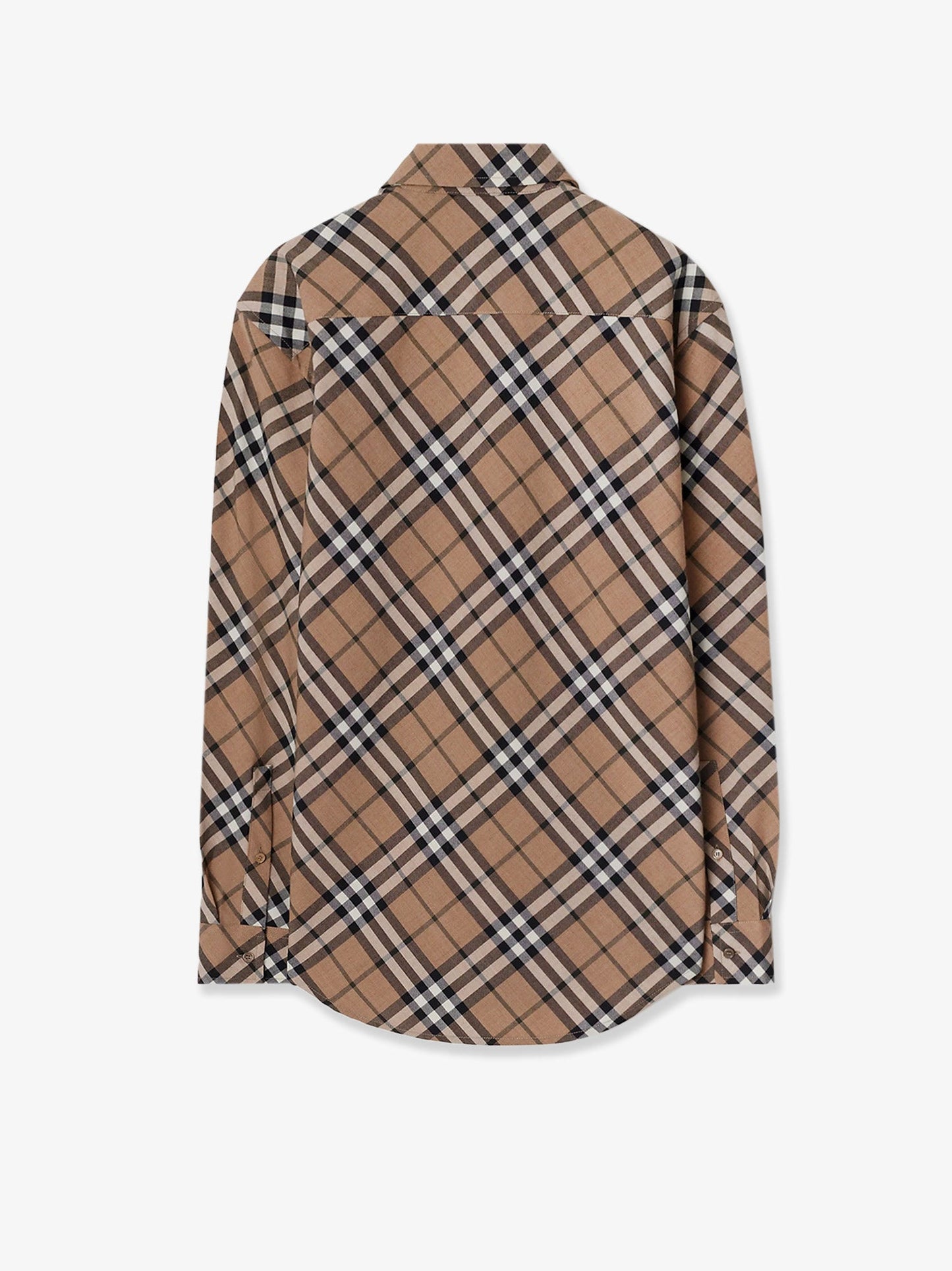Burberry Check Wool Blend Shirt