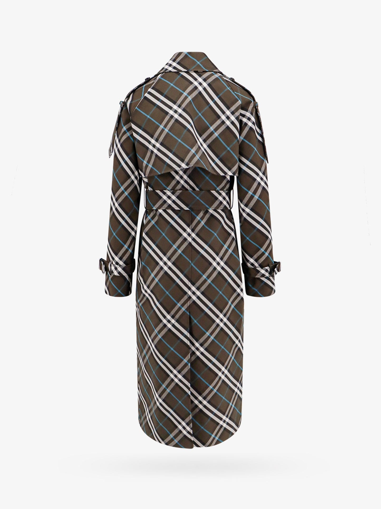 Burberry Trench With Check Print