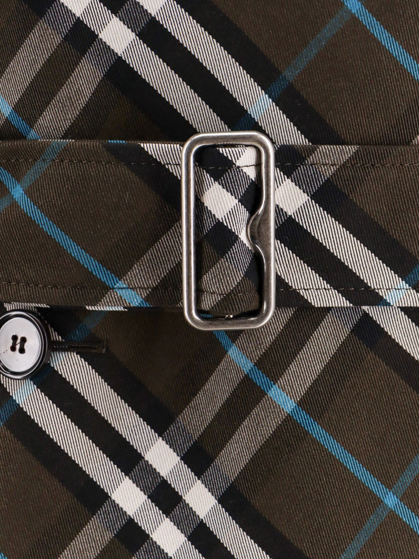 Burberry Trench With Check Print
