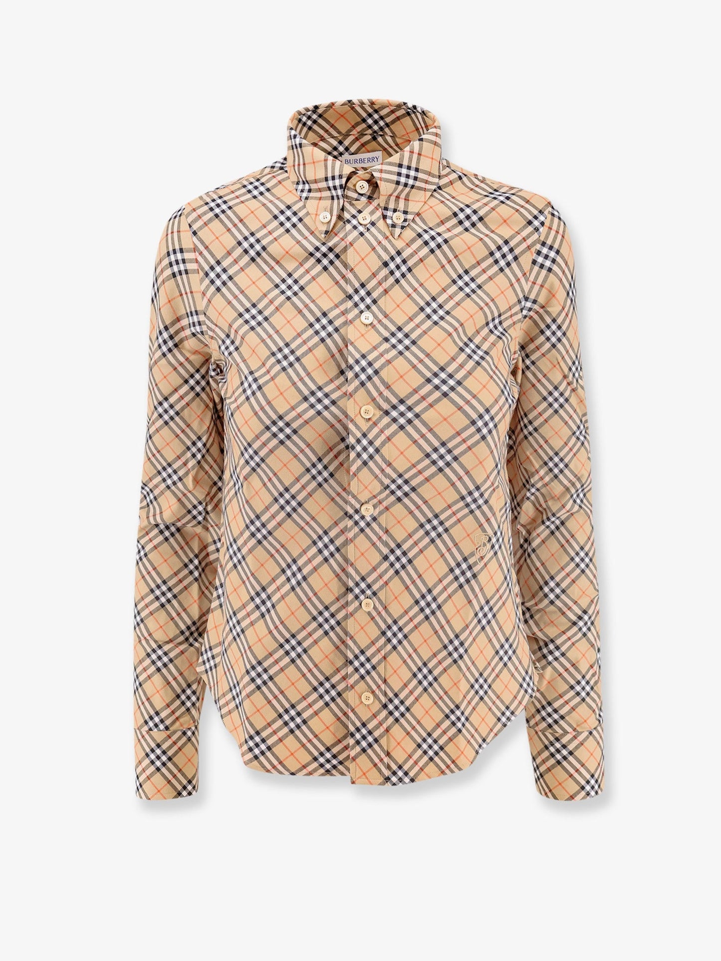 Burberry Traditional Check Organic Cotton T Shirt