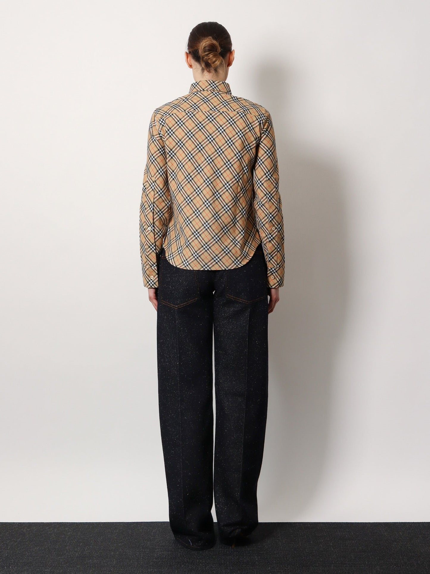 Burberry Traditional Check Organic Cotton T Shirt