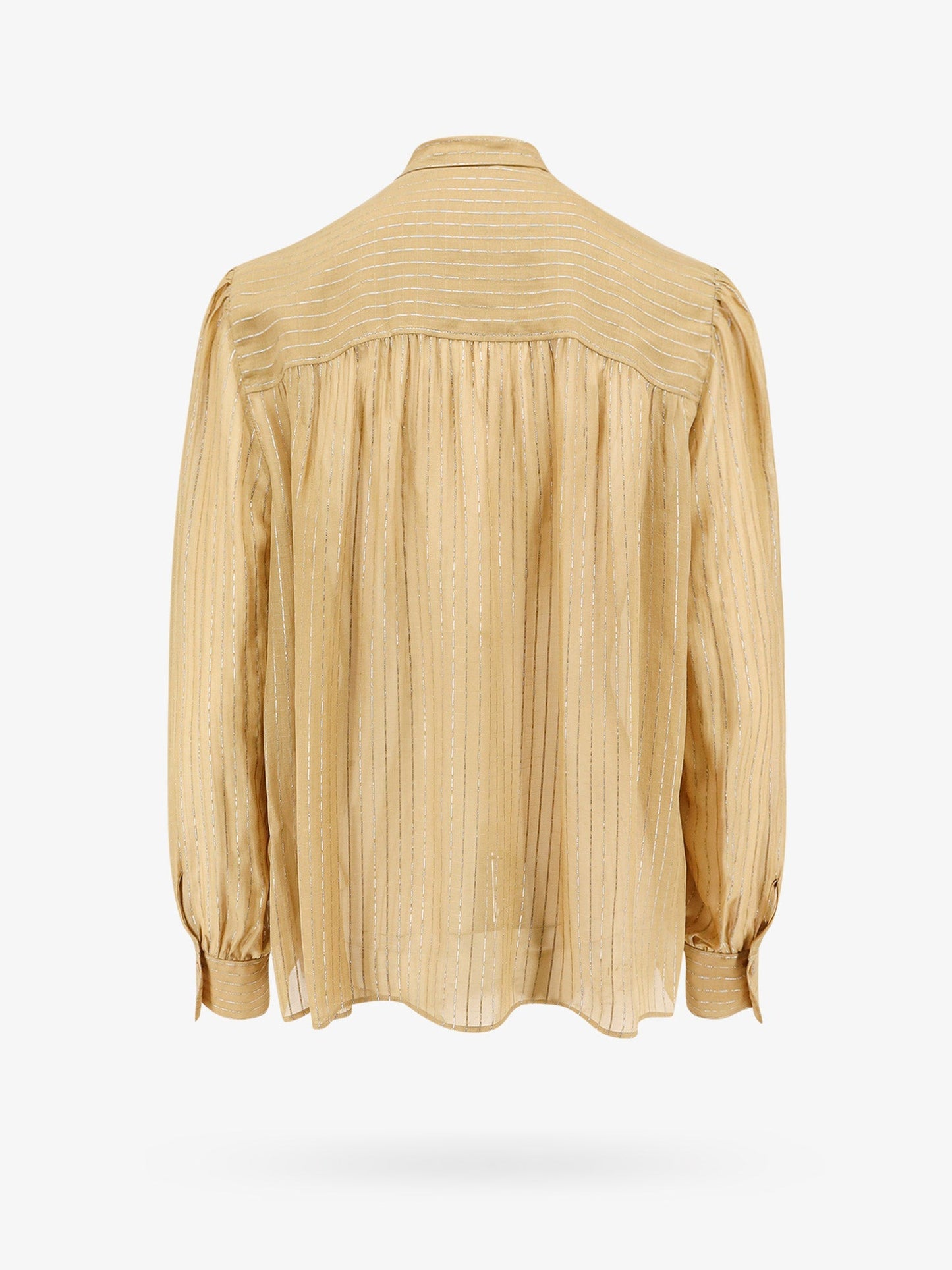 Chloe' Silk Shirt With Lurex Details
