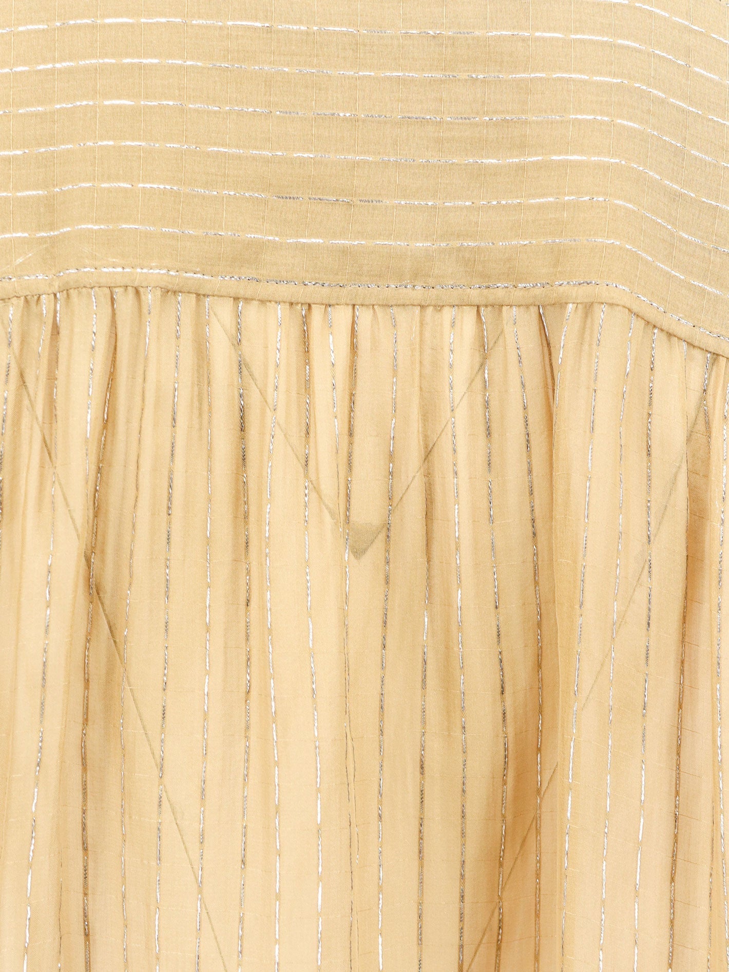 Chloe' Silk Shirt With Lurex Details