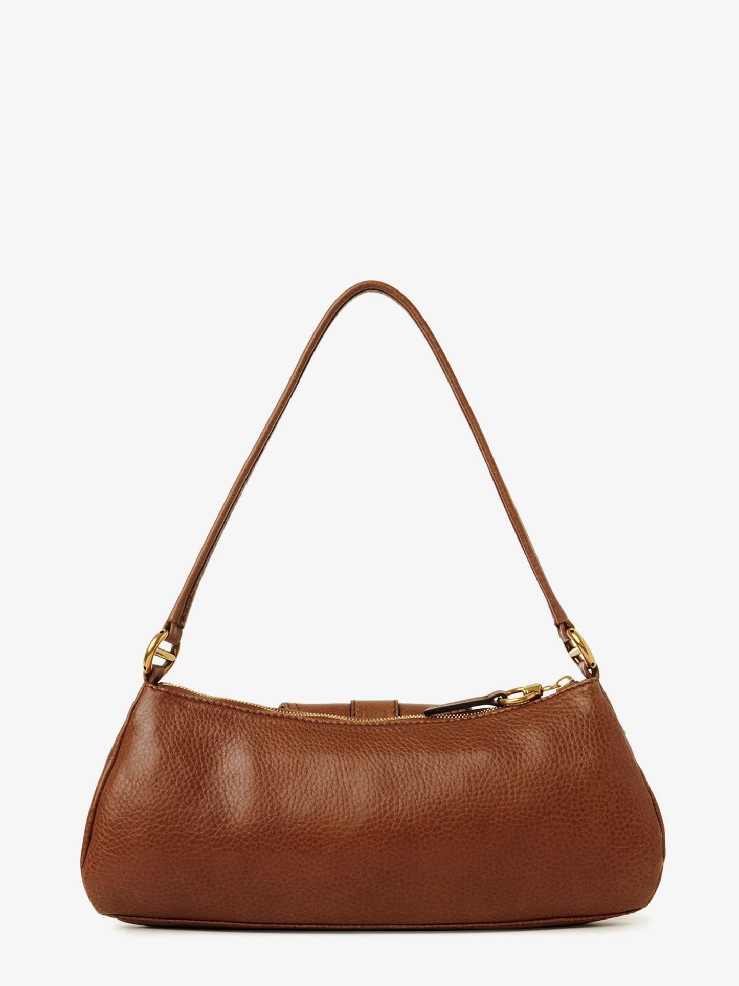 Chloe' Leather Shoulder Bag With Paddington Lock Detail