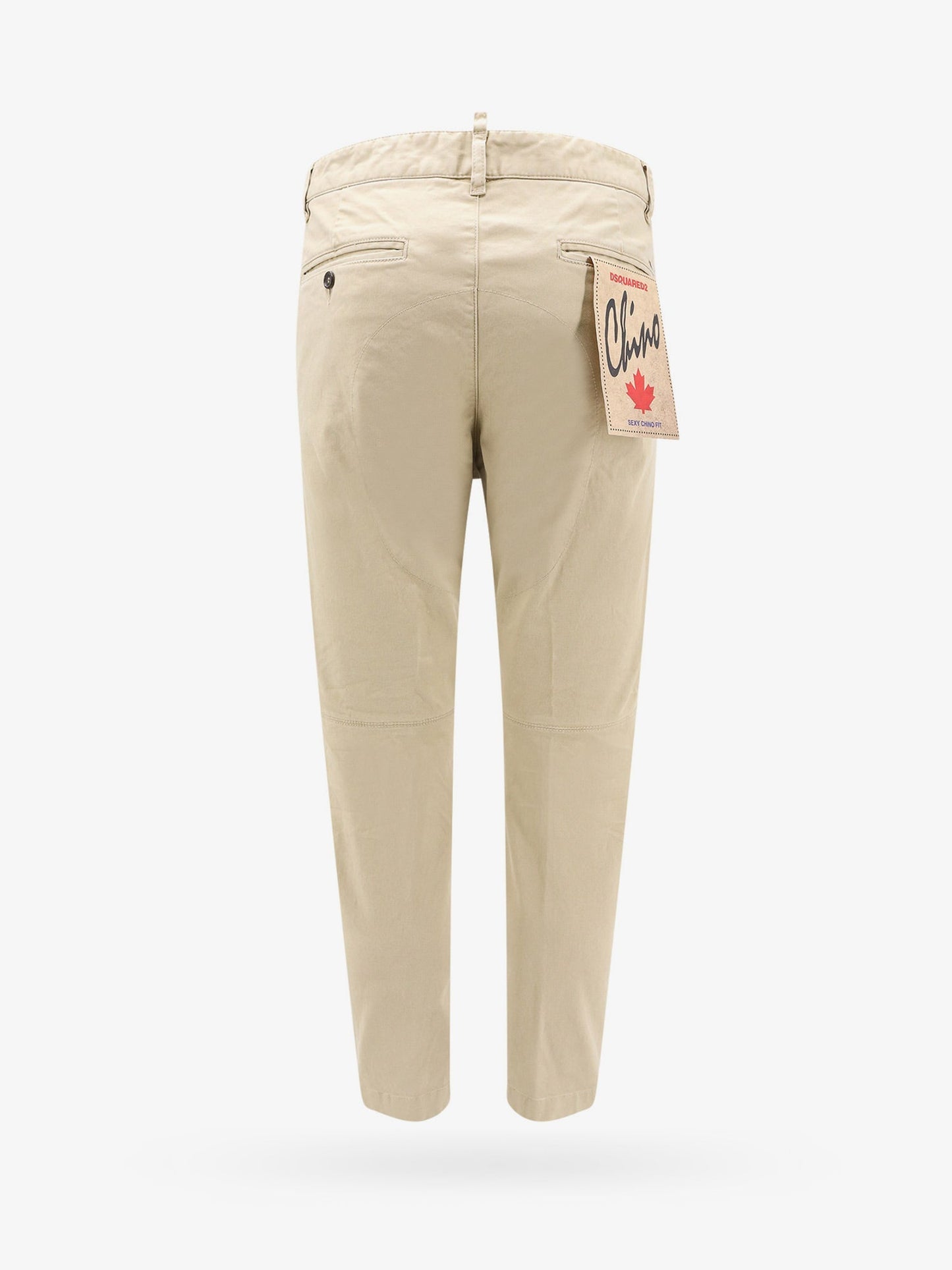 Dsquared2 Cotton Trouser With Back Logo Patch