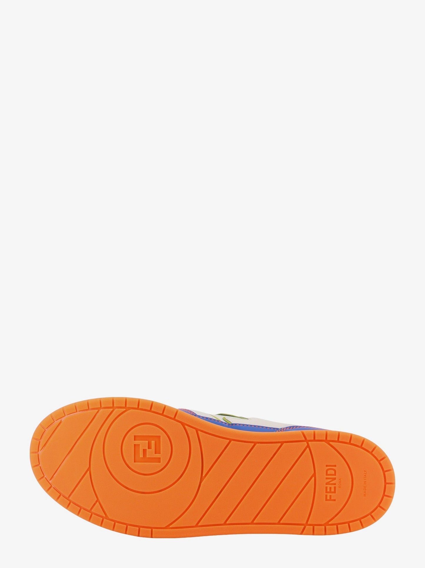 Fendi Leather Sneakers With Ff Lateral Logo