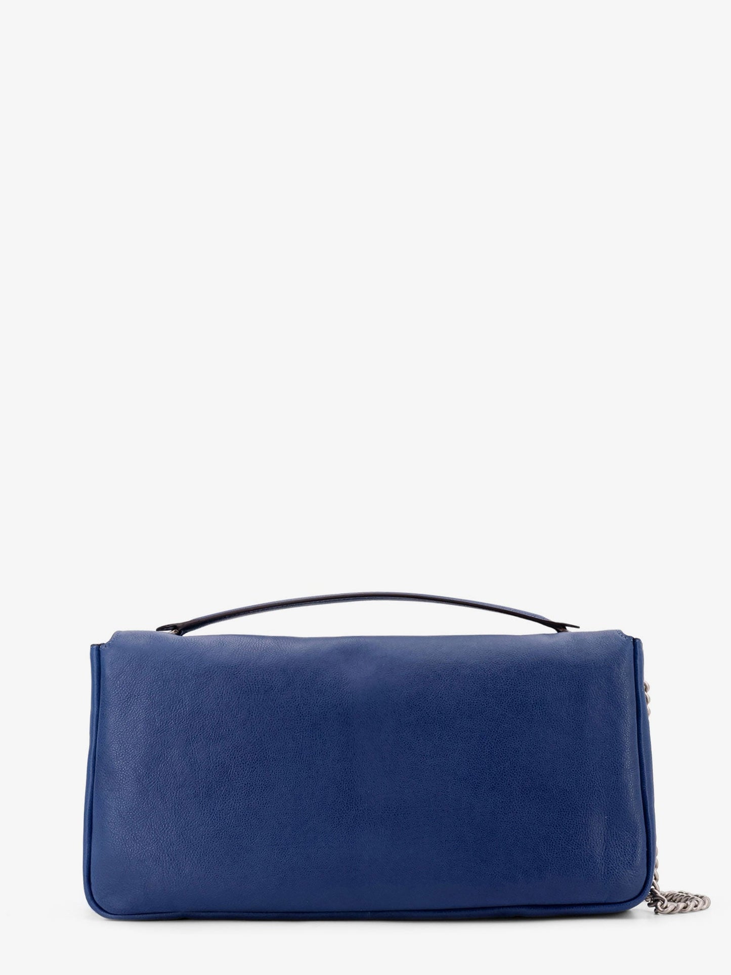 Fendi Baguette Chain Large Leather Shoulder Bag