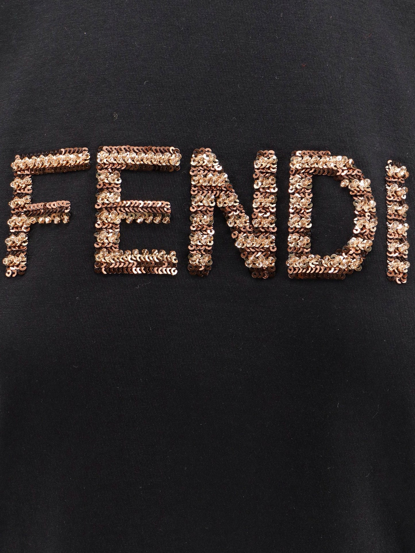 Fendi Cotton T Shirt With Frontal Logo