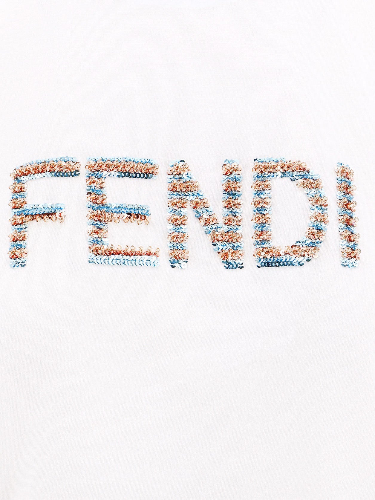 Fendi Cotton T Shirt With Frontal Logo