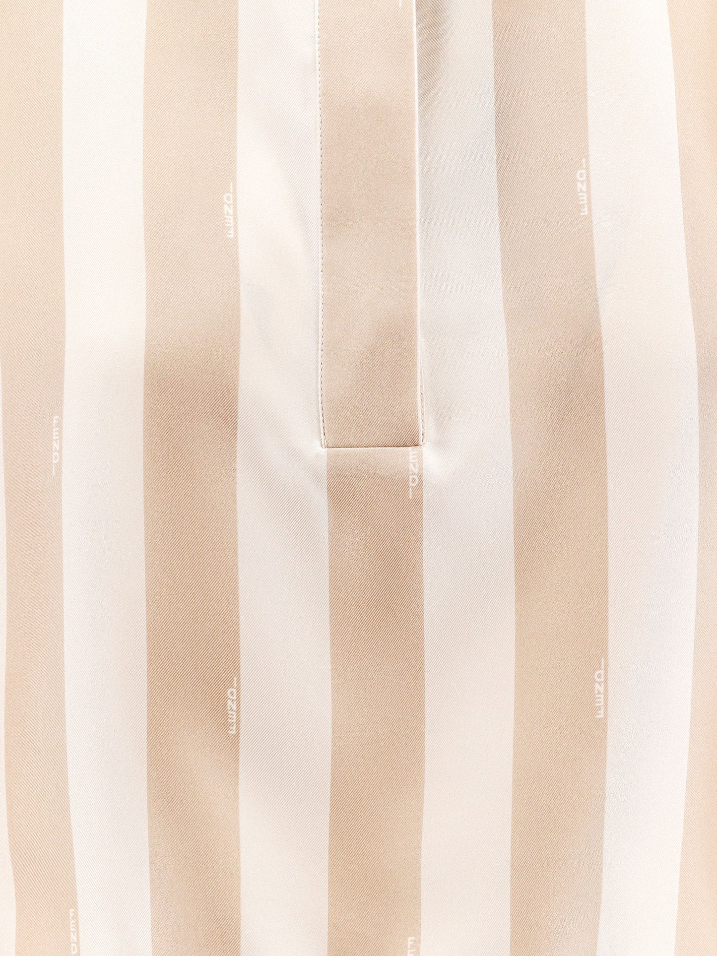 Fendi Crop Fit Pequin Silk Shirt