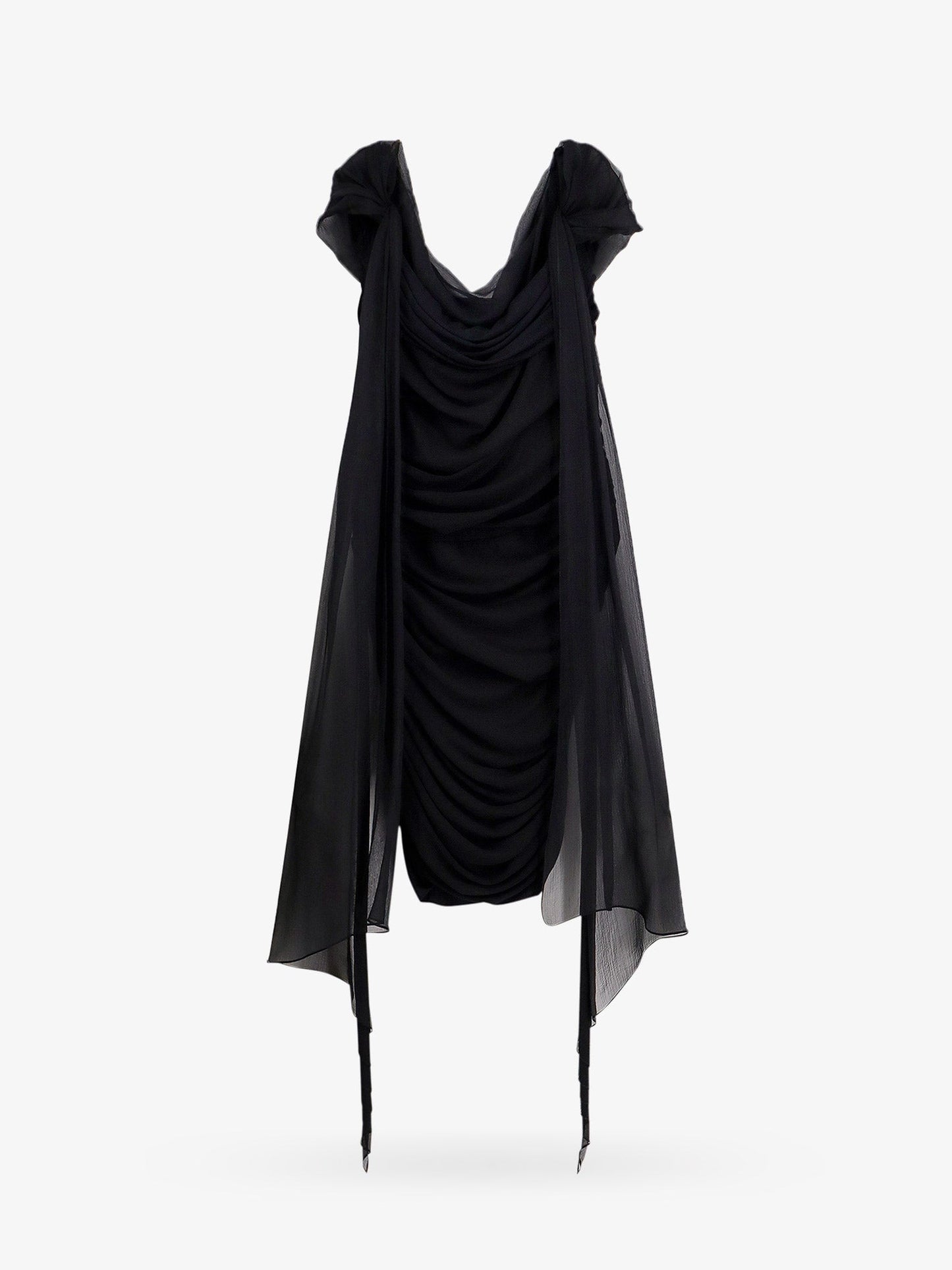 Givenchy Stretch Viscose Dress With Drapery